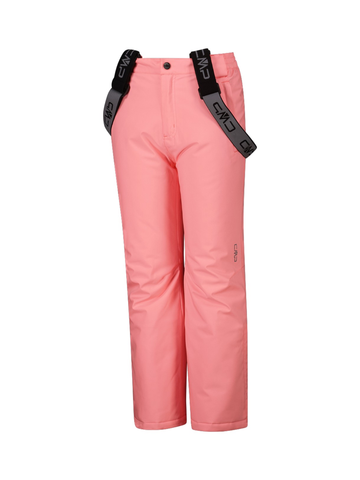 Kinder Skihose Clima Protect mit abnehmbaren Trägern pink 3