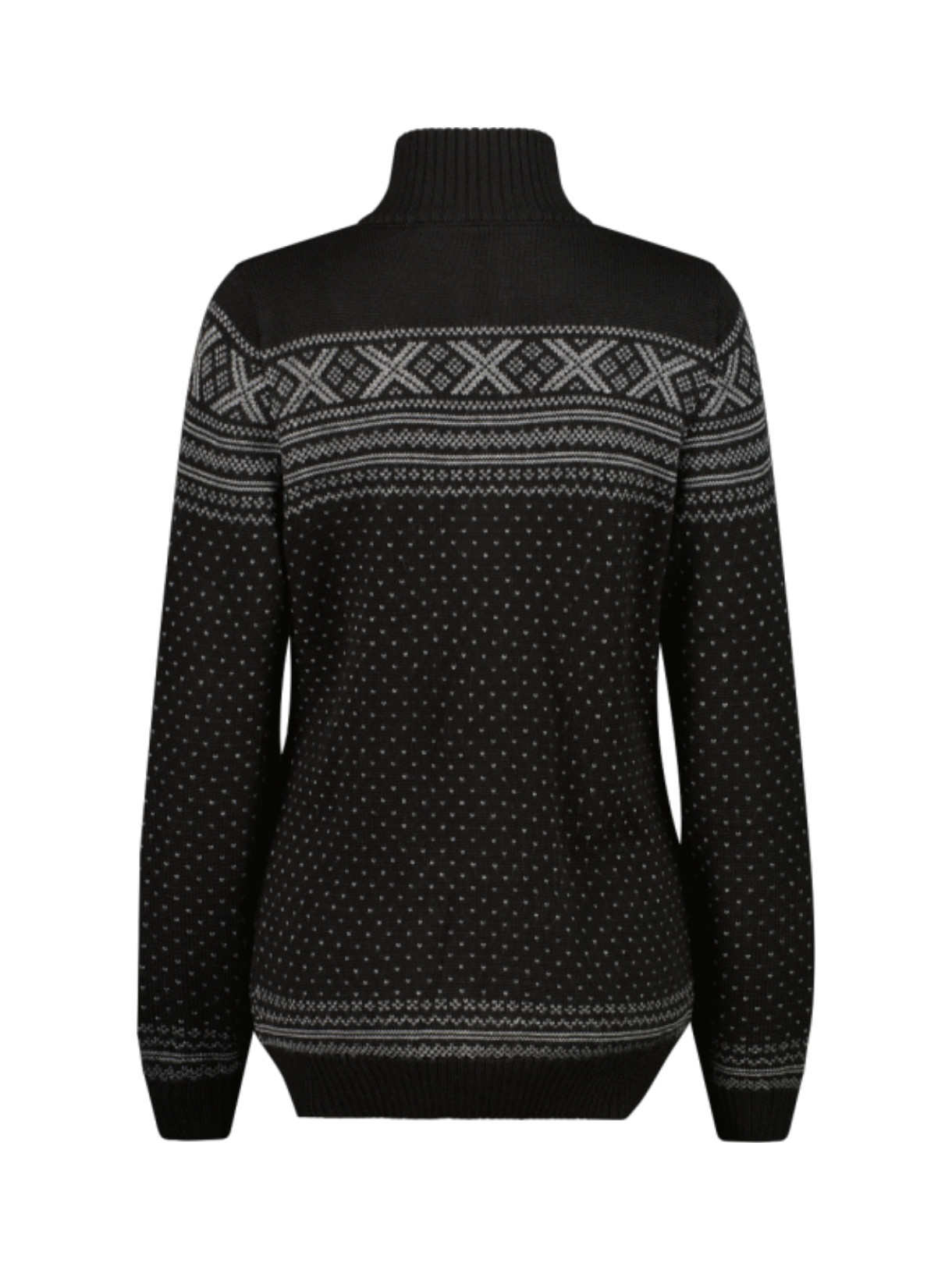 Knitted Damen Sweat Jacke mit Wolle und Full Zip Reißverschluss 3