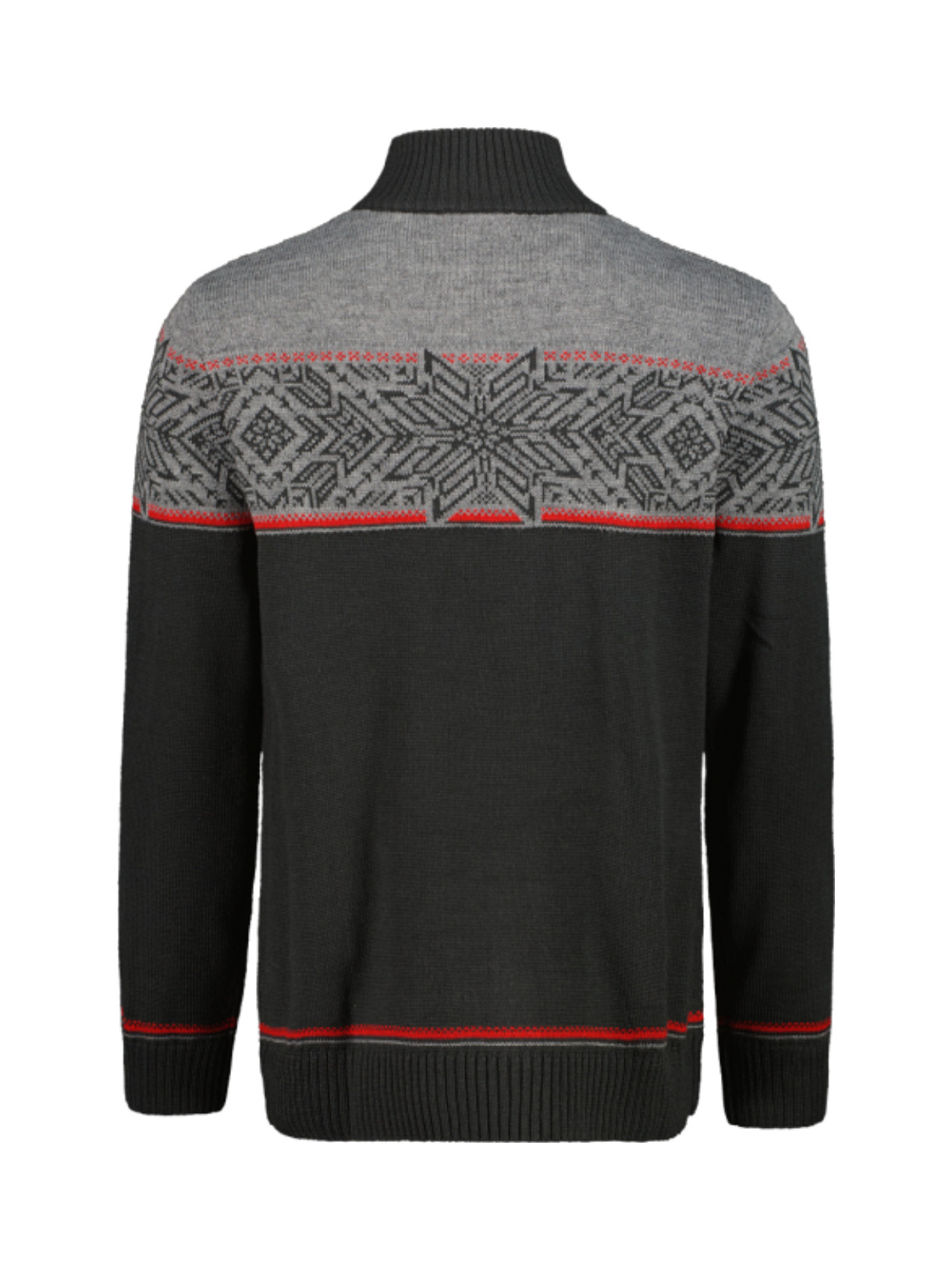 Knitted Herren Pullover half zip mit Wolle 3