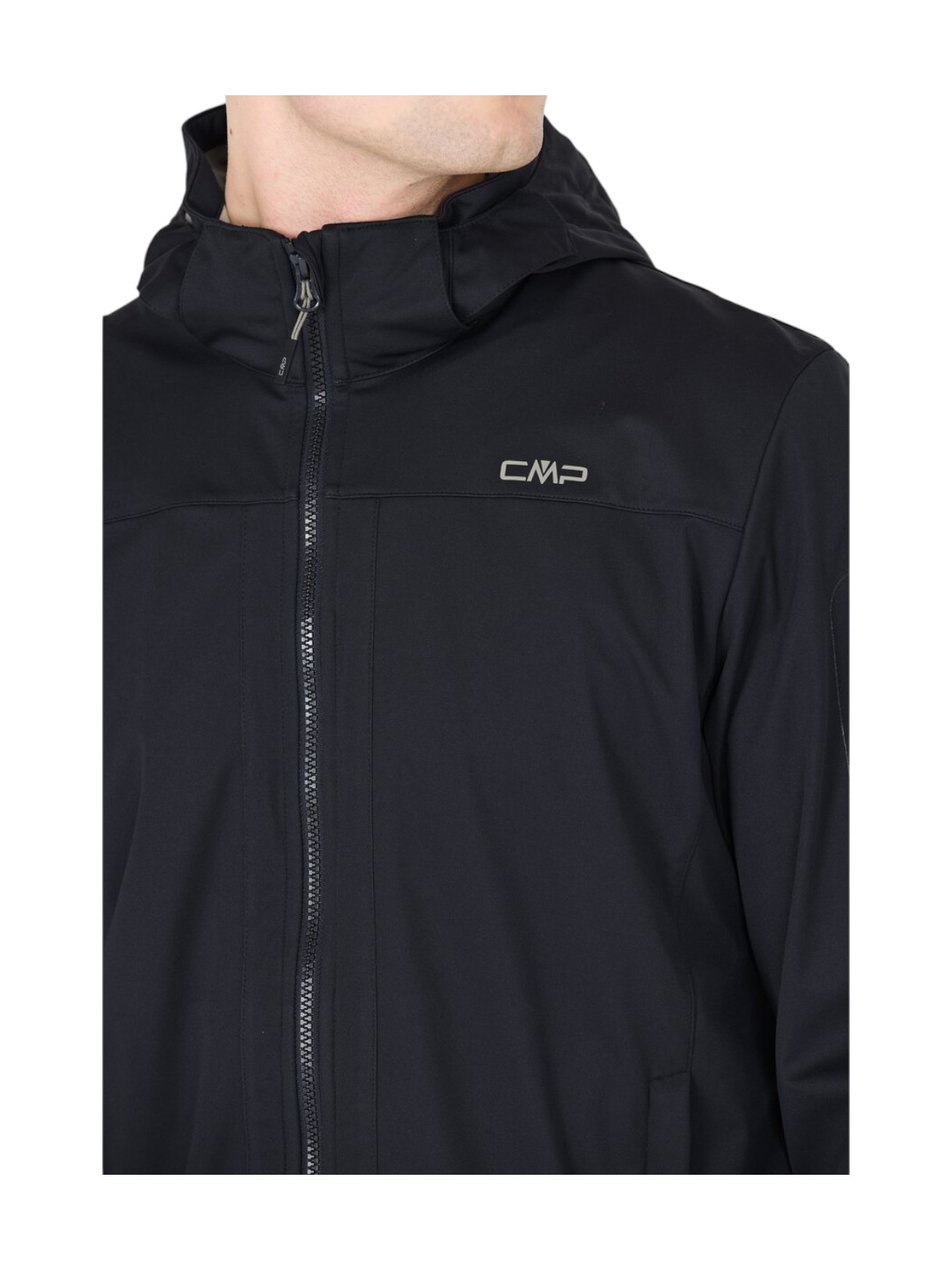 Light Softshell Herren Jacke mit abnehmbarer Kapuze 3