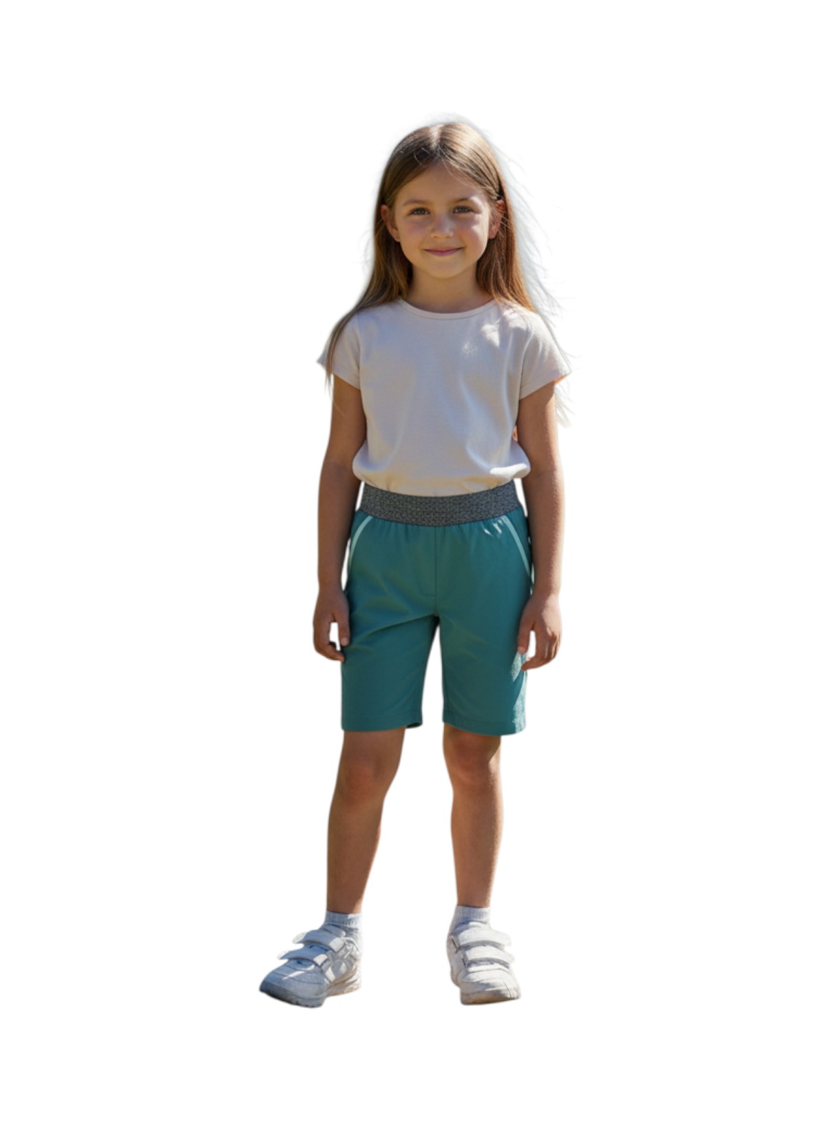 Mädchen Bermuda Stretch Wandershorts mit Dry Function 3