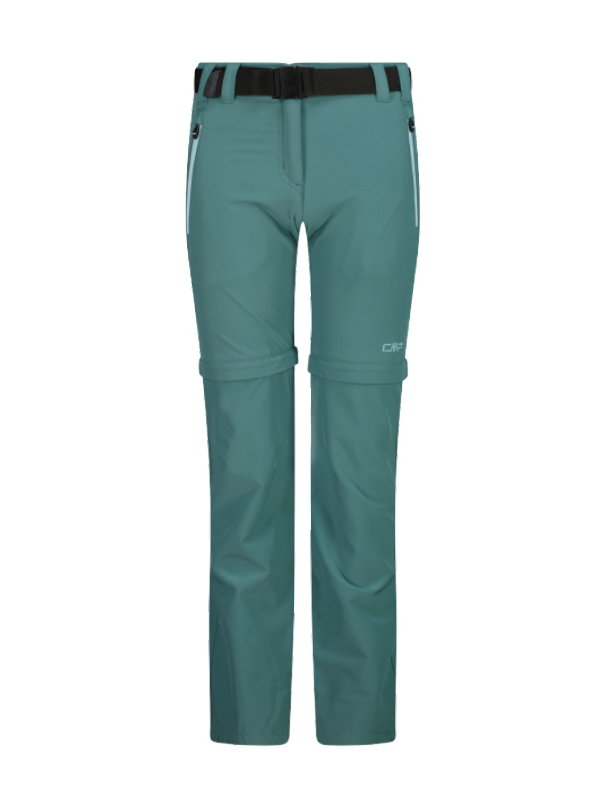 Mädchen Zip Off Stretch Hose mit Gürtel 3