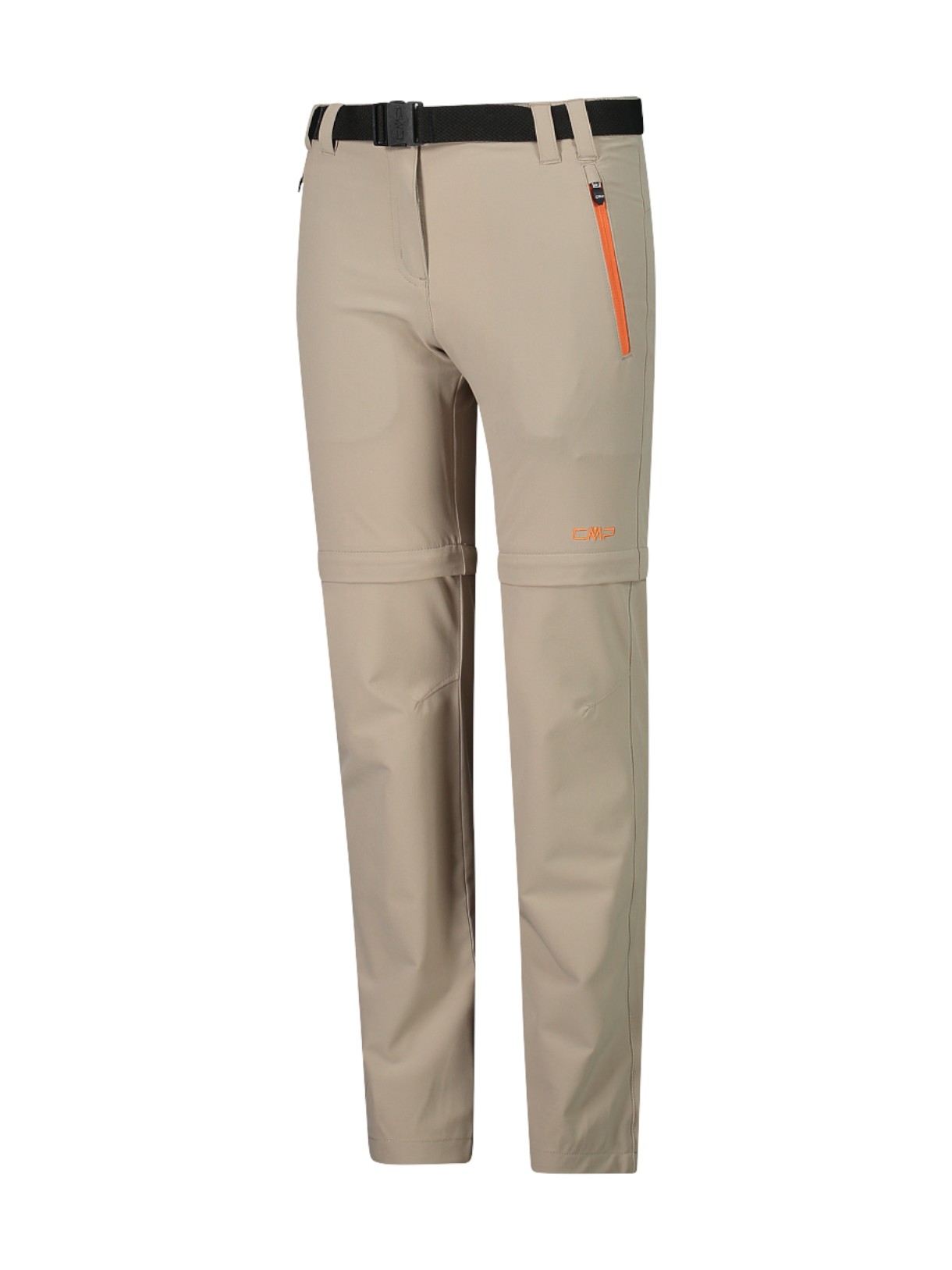 Mädchen Zip Off Stretch Hose mit Gürtel 3