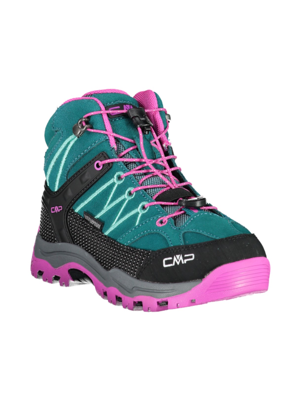 Rigel Mid Waterproof Leder Kinder Trekking Schuhe mit Clima Protect 3