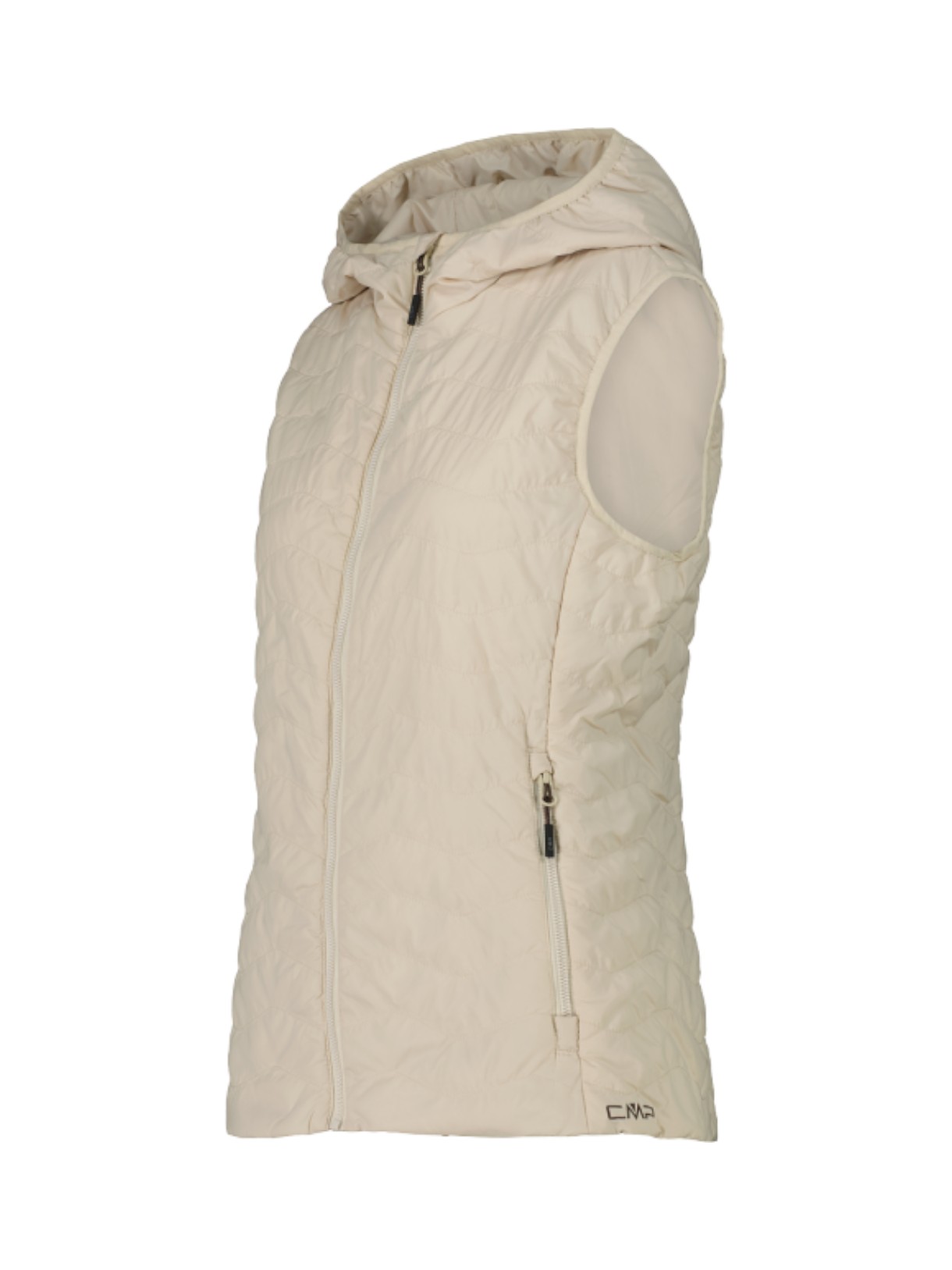 wasserabweisende Damen Weste mit Feel Warm Flat und Kapuze 3