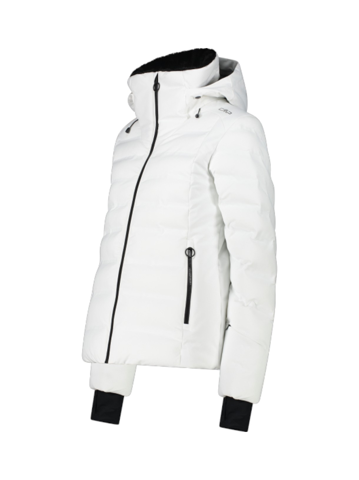 wattierte Damen Skijacke mit Clima Protect und Kapuze 3