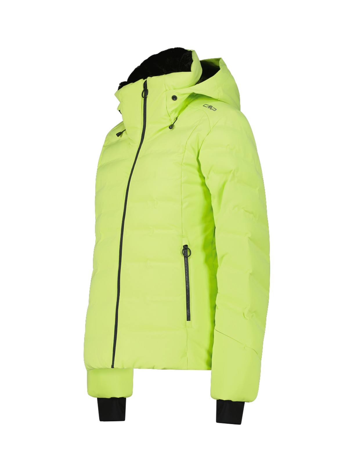 wattierte Damen Skijacke mit Clima Protect und Kapuze 3