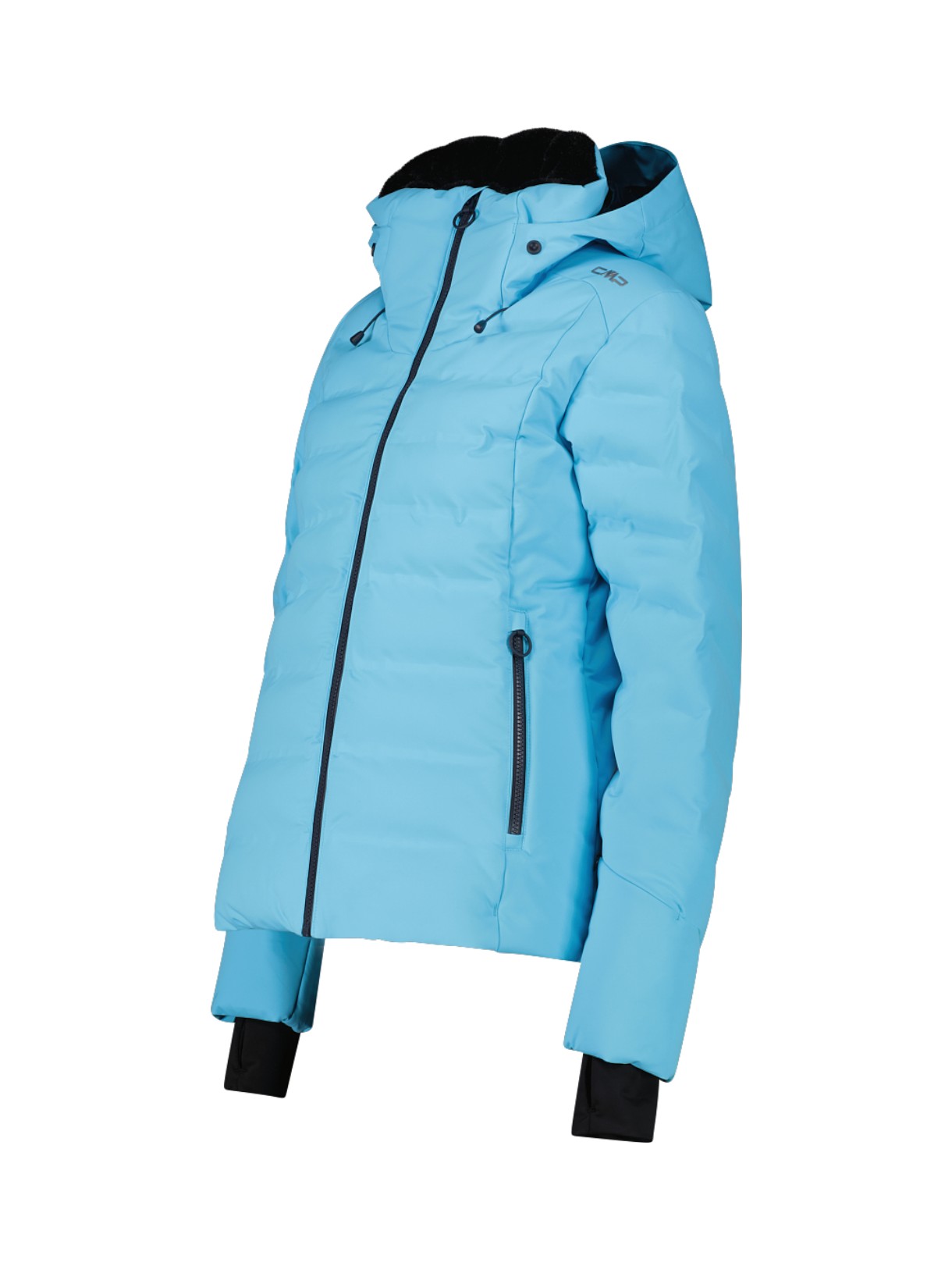 wattierte Damen Skijacke mit Clima Protect und Kapuze 3