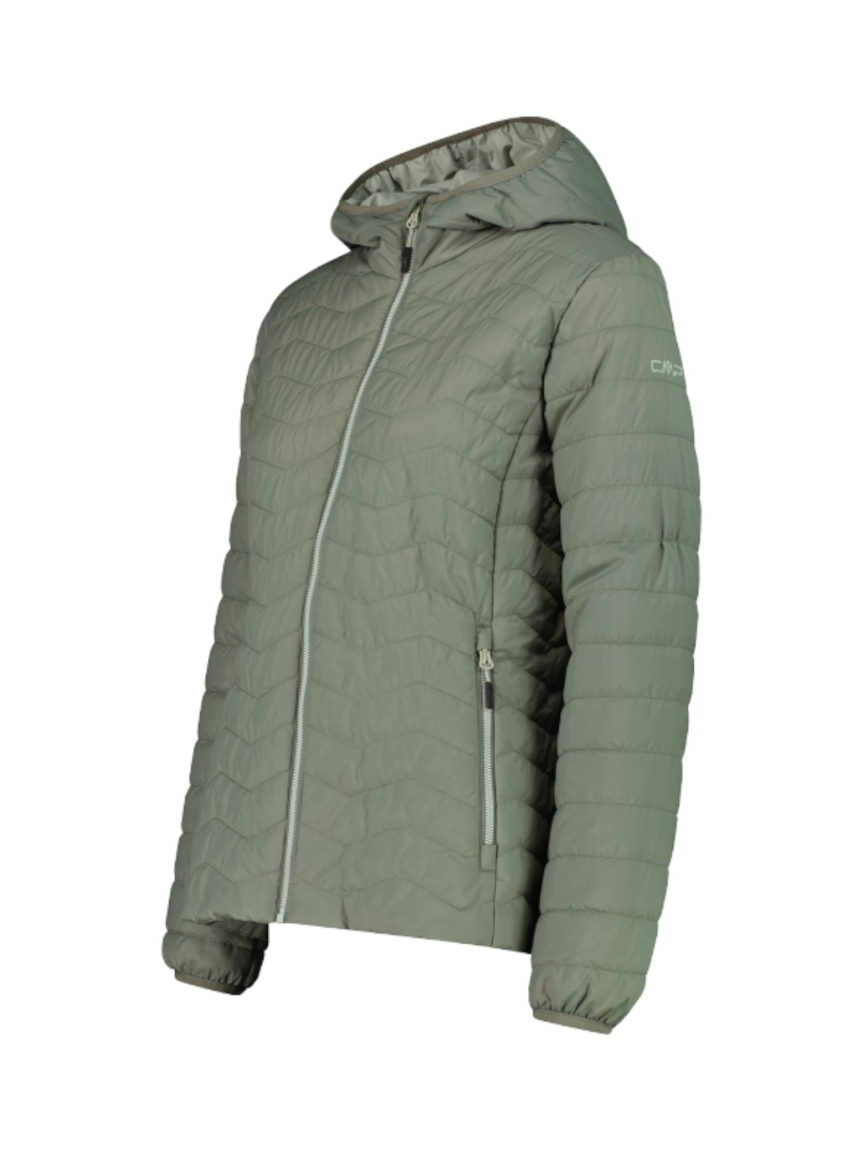 Wattierte Damen Stepp Jacke mit Feel Warm Flat und Kapuze 3