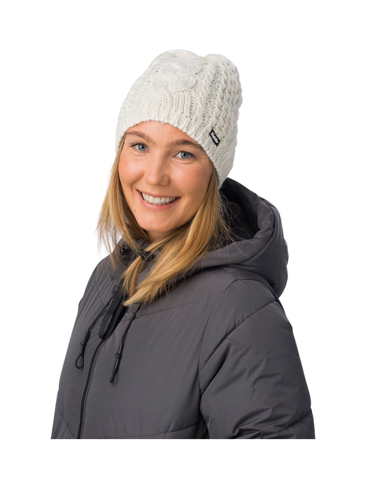 Afra Strick Mütze mit klassischem Zopfmuster 3