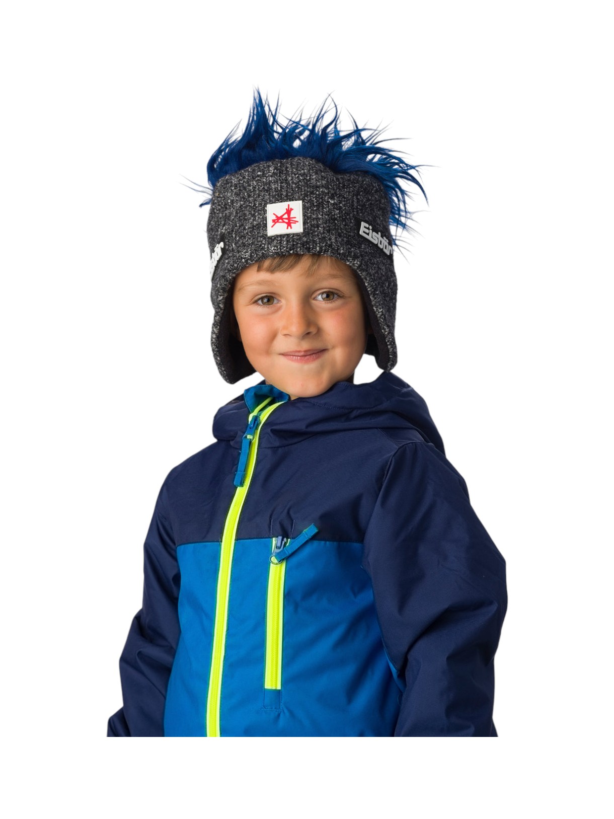 Penny Ski Austria Kinder Mütze mit Kunstfell Haaren 3