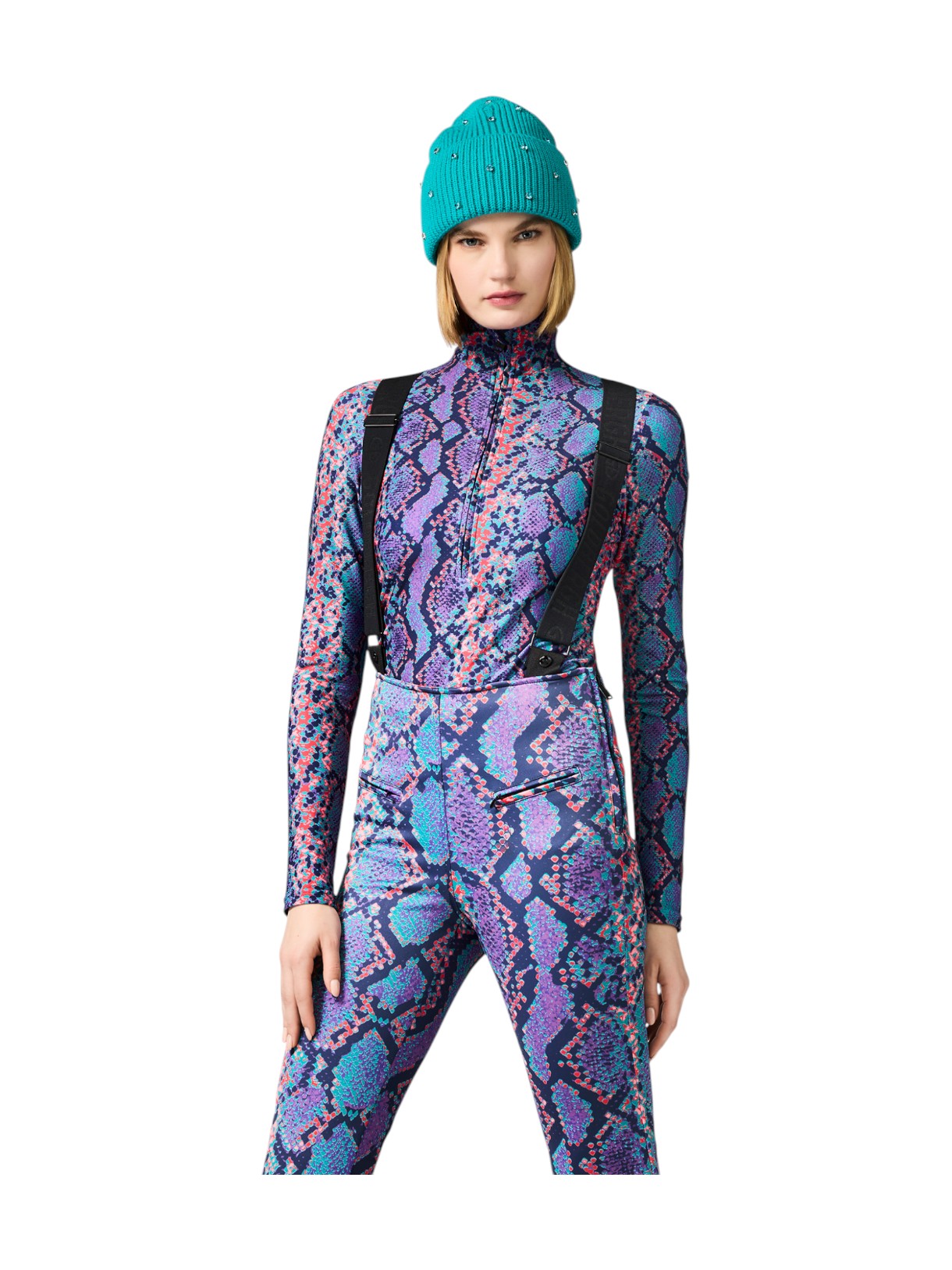 Fiesta Damen Skipulli mit Snake-Print 3