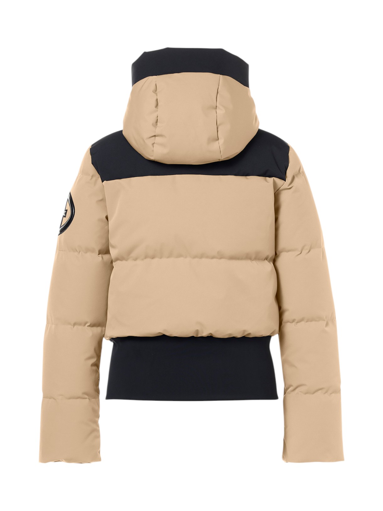 Village Damen Daunen Bomber Skijacke mit Kapuze 3