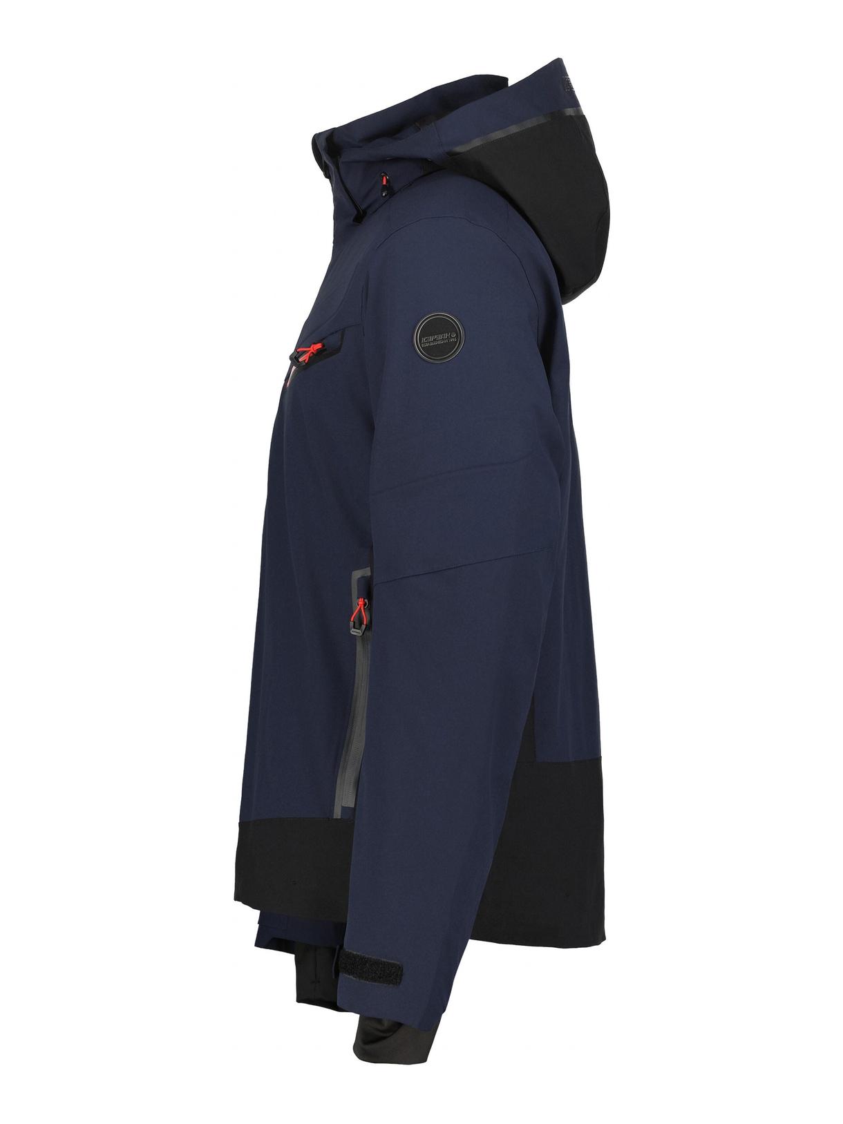 Farwell wattierte Herren Skijacke mit abnehmbarer Kapuze 3