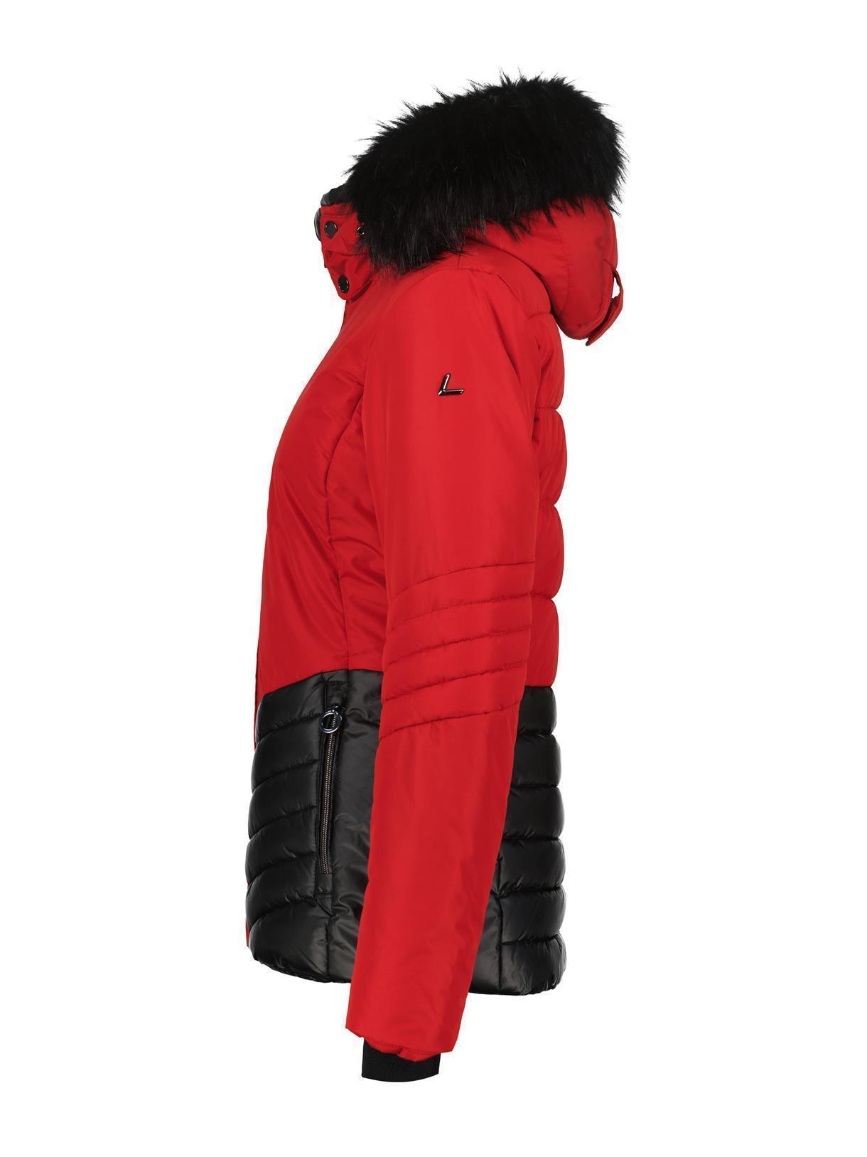 Halkis Damen Skijacke mit abnehmbarer Kapuze 3
