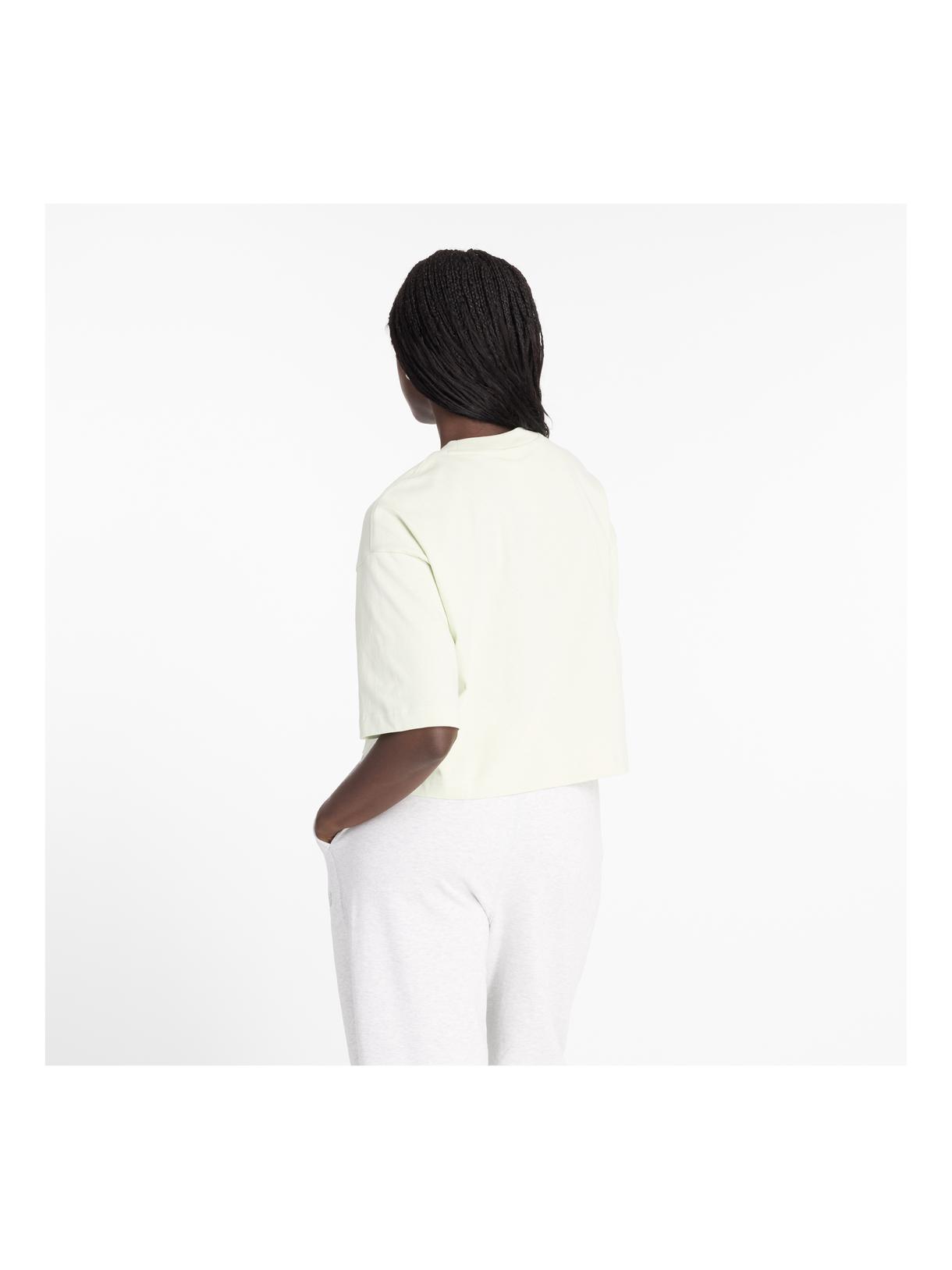 Logo Oversized Jersey Damen T-Shirt 3