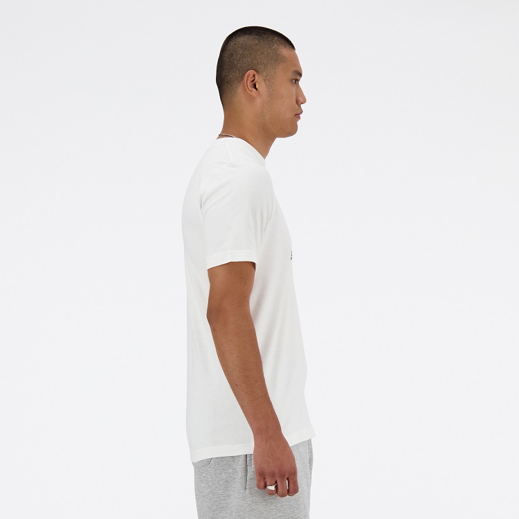 Stacked Logo Herren T-Shirt weiss 3