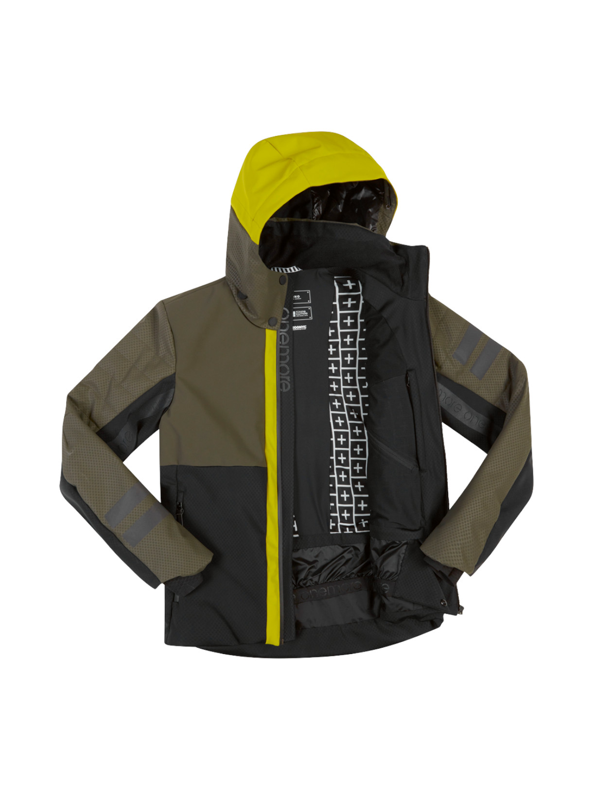 121 Herren Skijacke mit abnehmbarer Kapuze 3