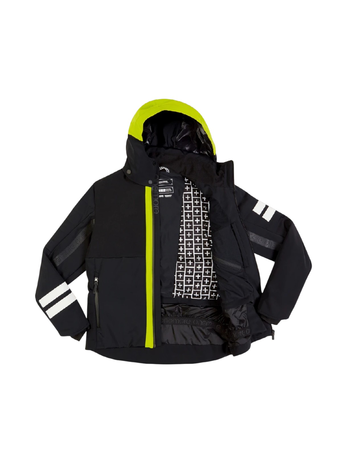 121 Herren Skijacke mit abnehmbarer Kapuze 3