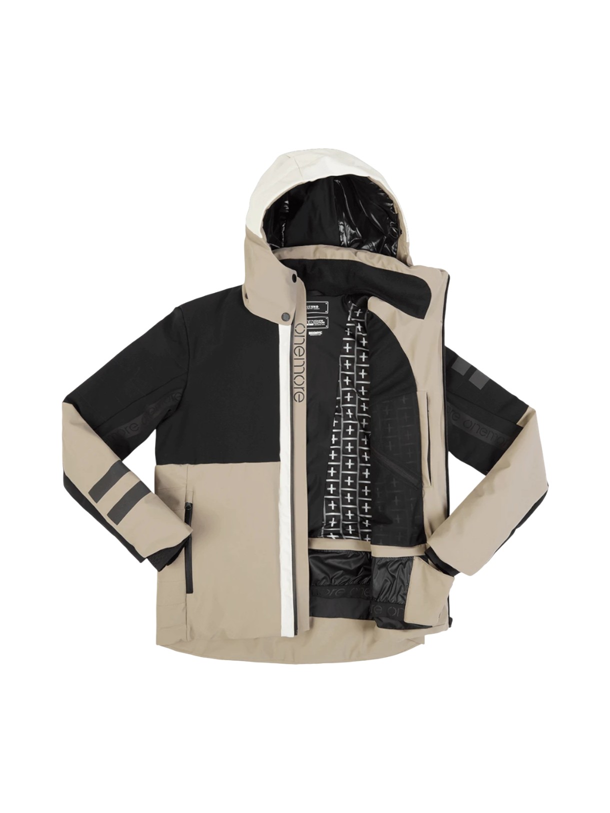 121 Light Insulated Herren Skijacke mit abnehmbarer Kapuze 3