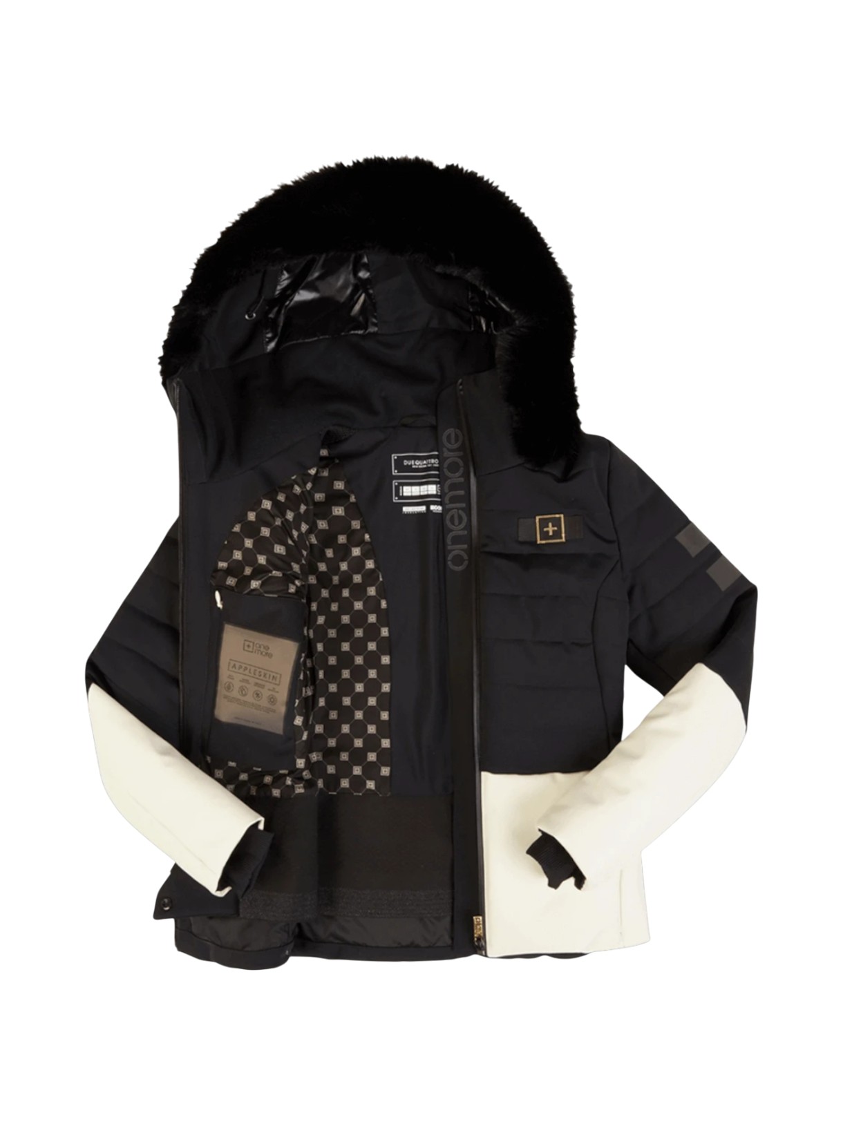 241 Insulated Damen Skijacke mit Kunstpelzbesatz Kapuze 3