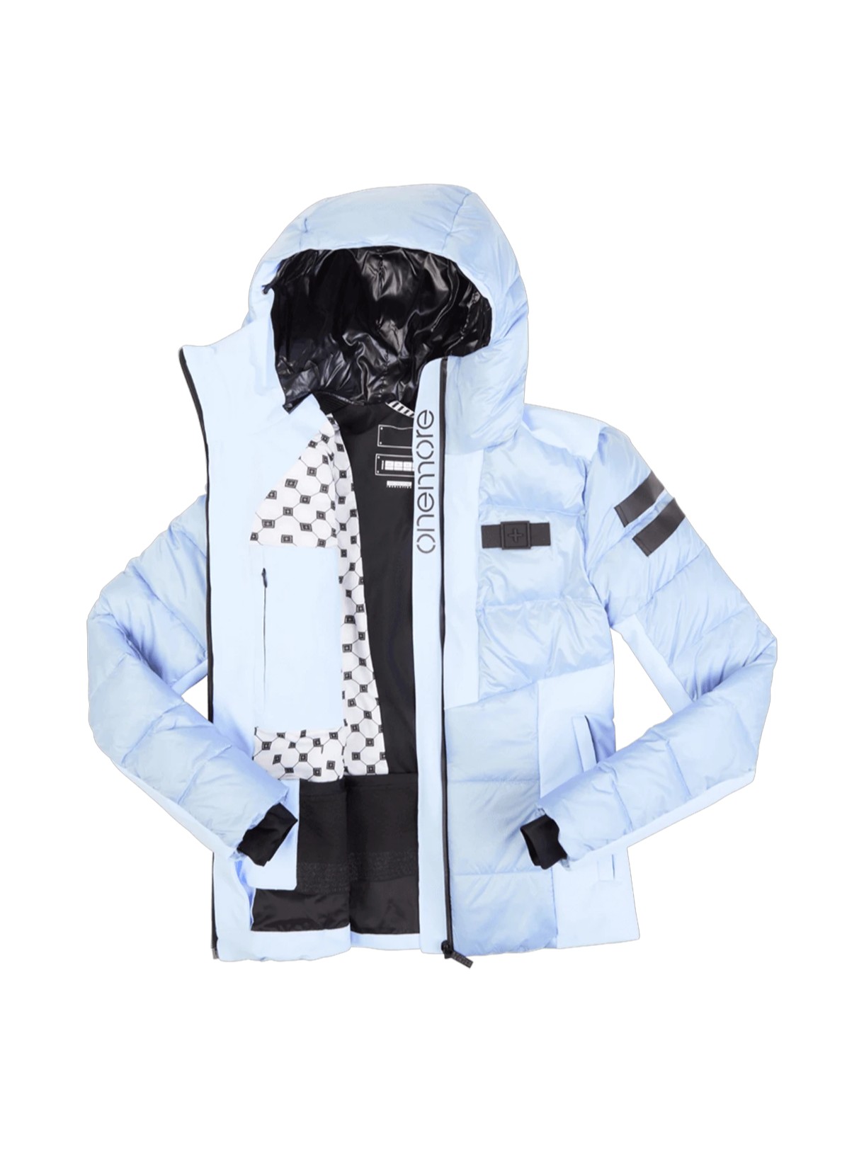 261 ECO Daunen Damen Skijacke mit Kapuze 3