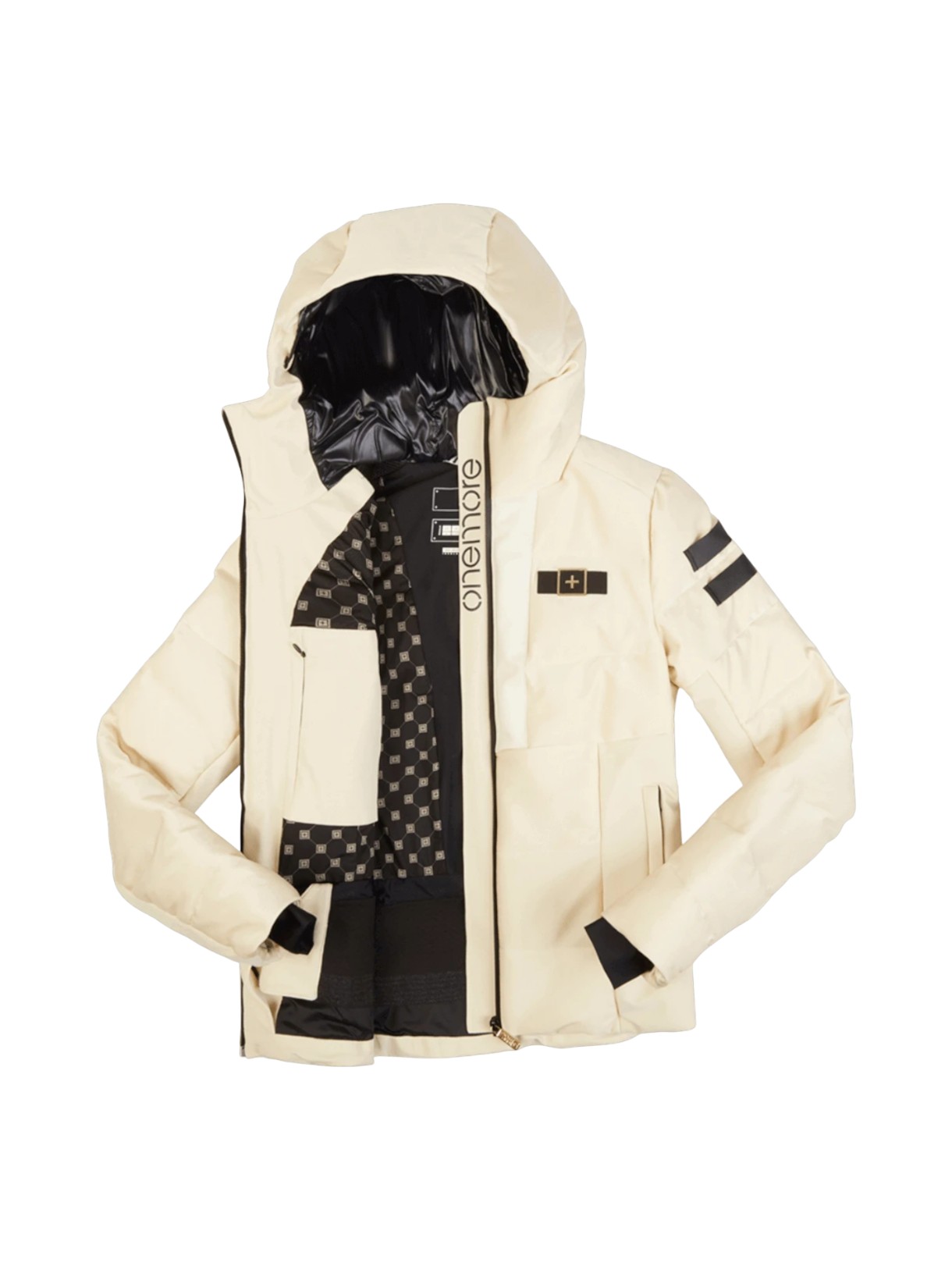 261 Eco Down Damen Daunen Skijacke mit Kapuze 3