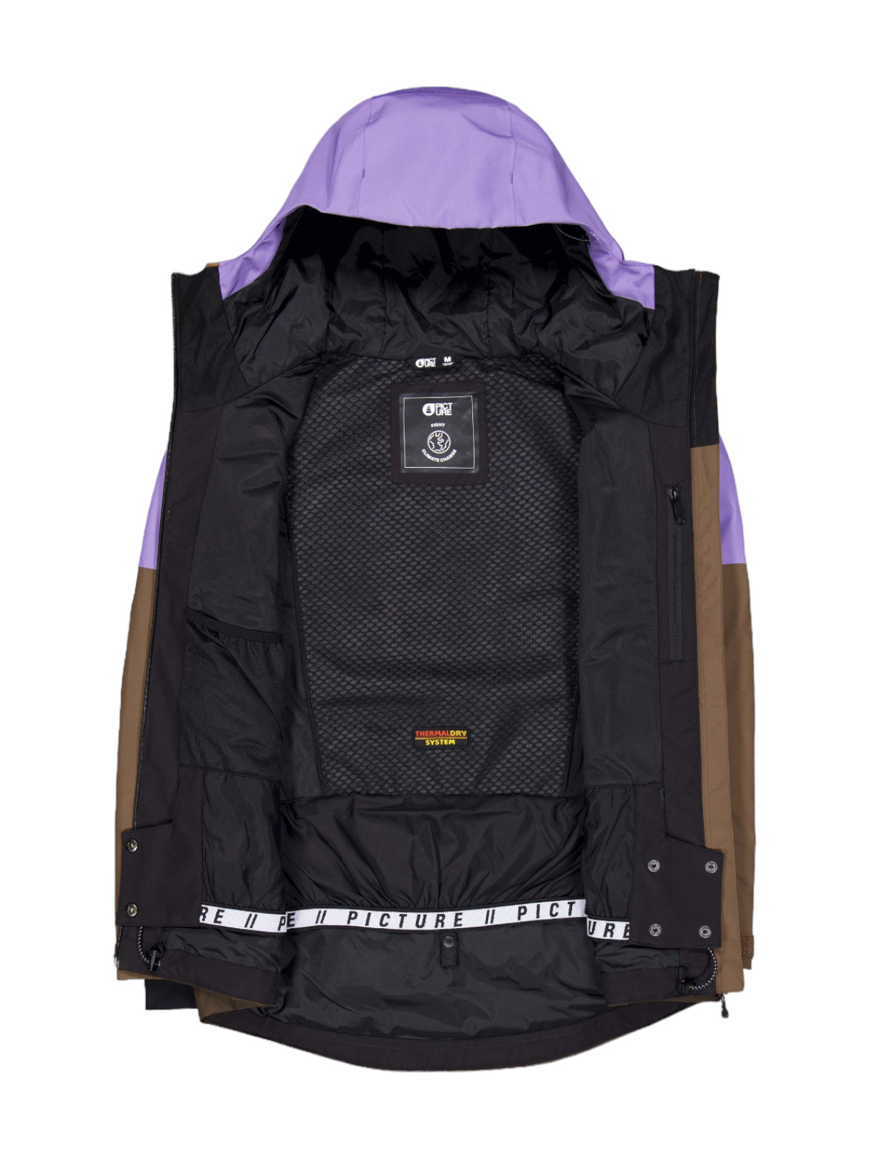 Exa 2-Lagen-Freeride Damen Skijacke mit Kapuze 3