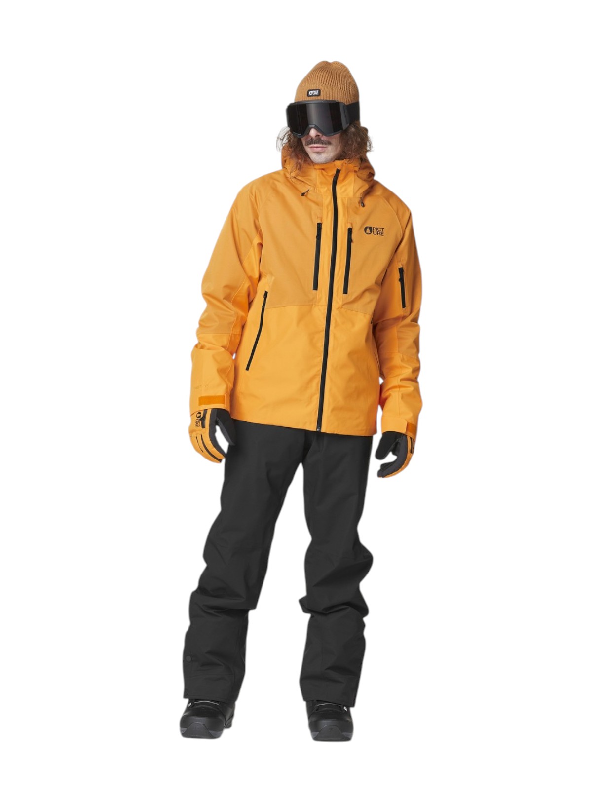 Goods isolierte 2-Lagen Herren Skijacke mit Kapuze 3