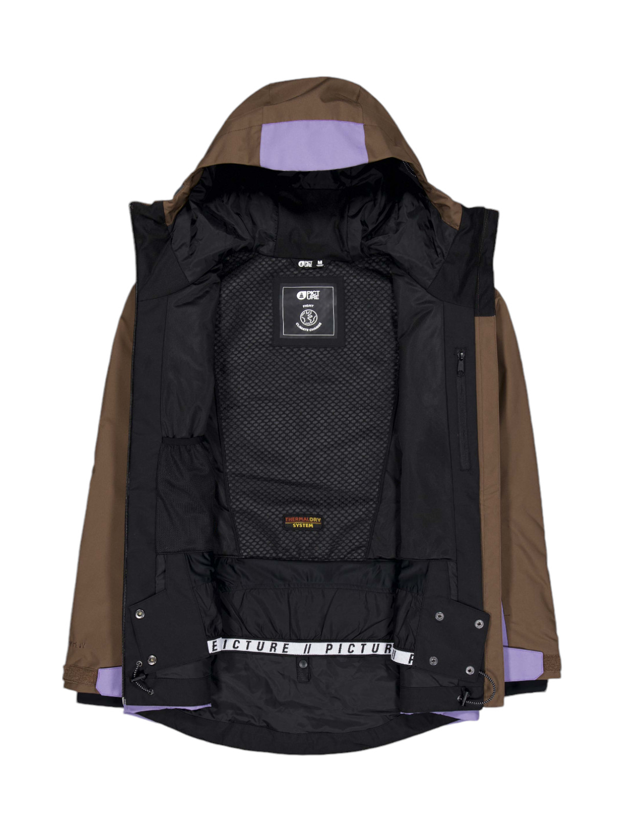 Seen Damen Skijacke mit Kapuze 3