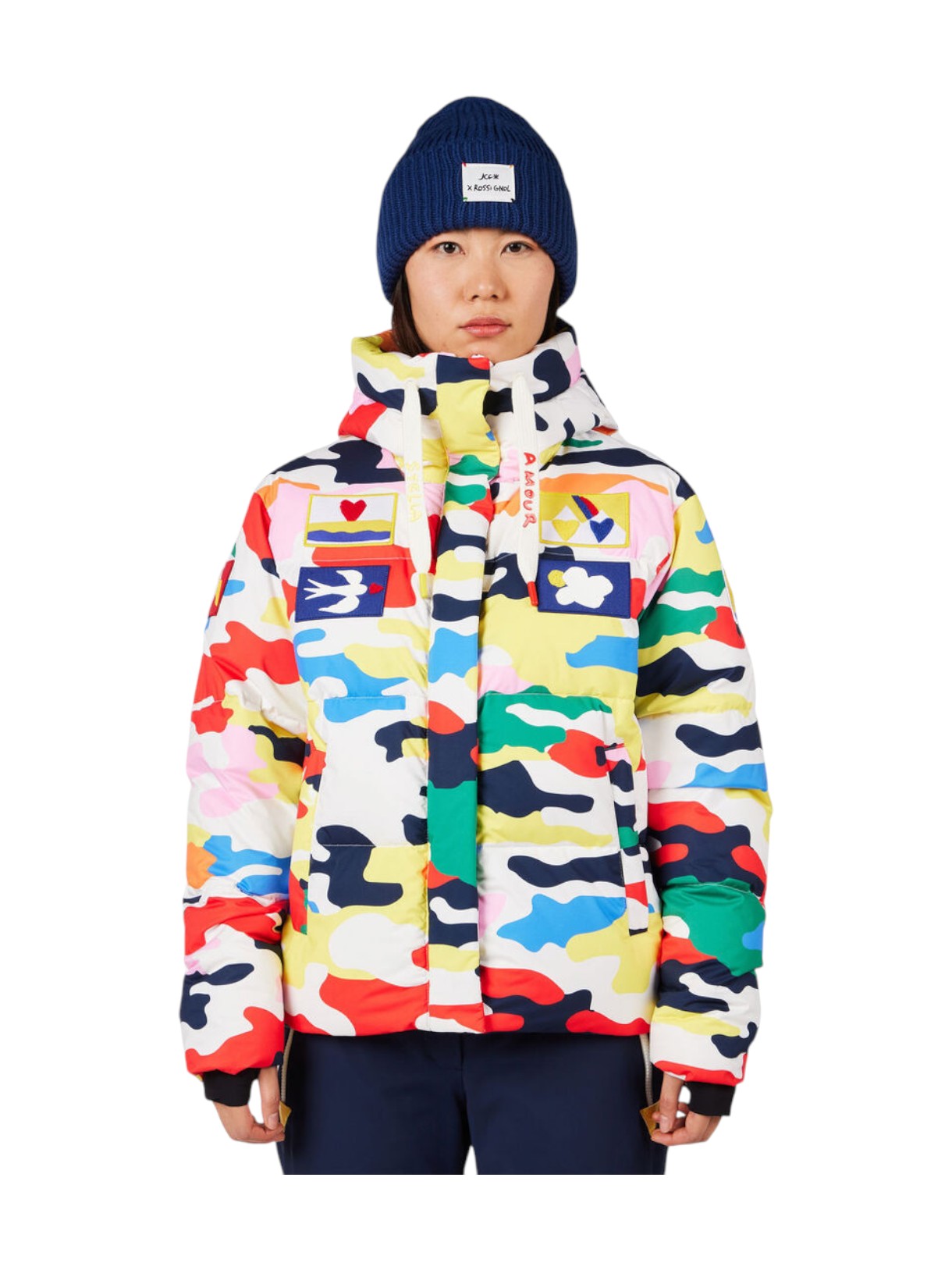 JCC All Snow Down Damen Skijacke mit Kapuze 3