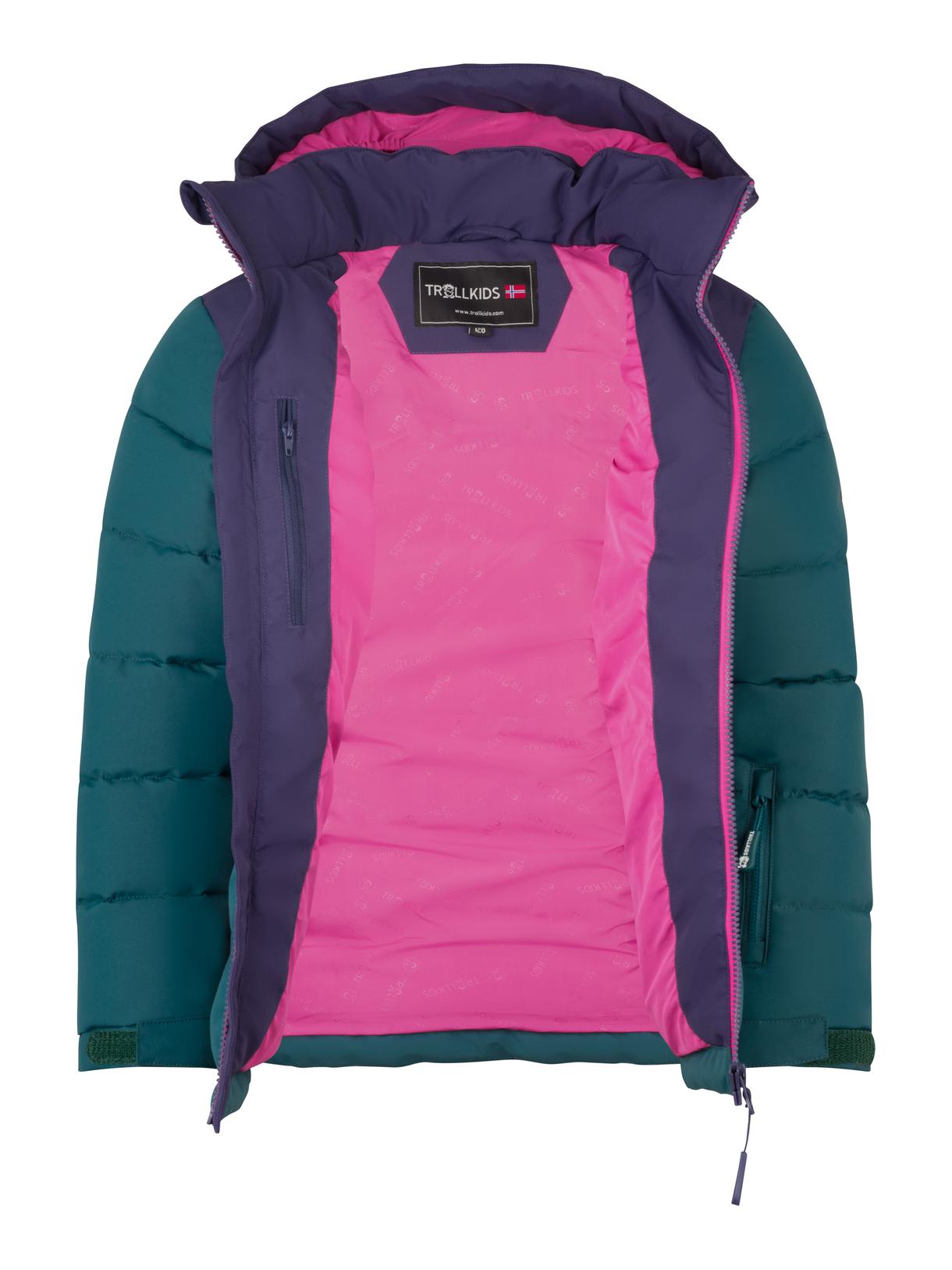 Gryllefjord warme Mädchen Skijacke mit abnehmbarer Kapuze 3