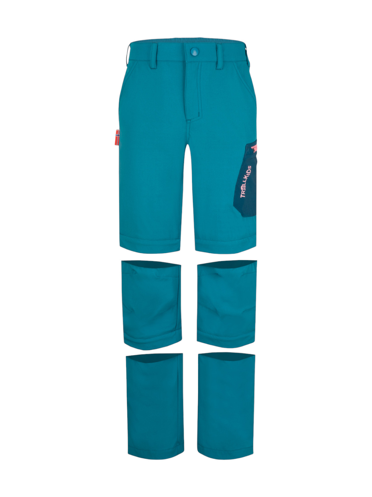 Preikestolen Double Zip-Off Kinder Wanderhose 3
