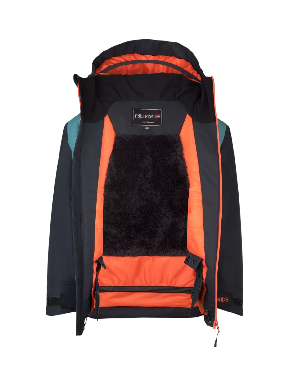 Rauland wasserdichte Kinder Skijacke mit Kapuze 3