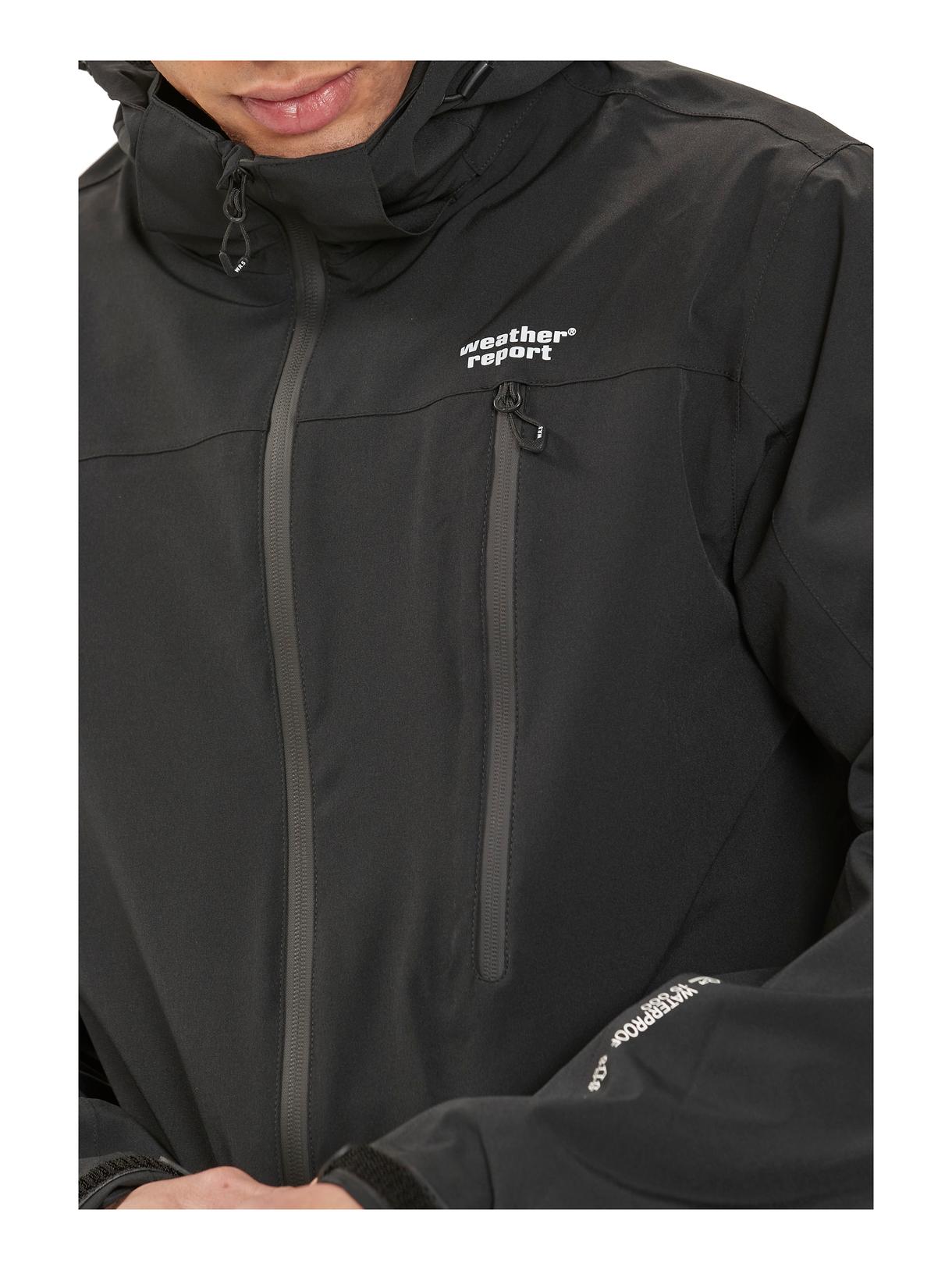 Delton Herren Regenjacke mit Kapuze 3