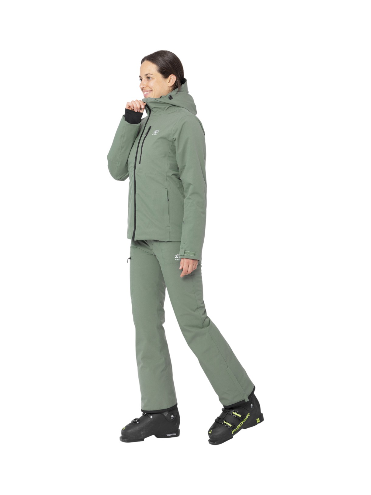 Kabo Damen Skijacke mit Kapuze 4