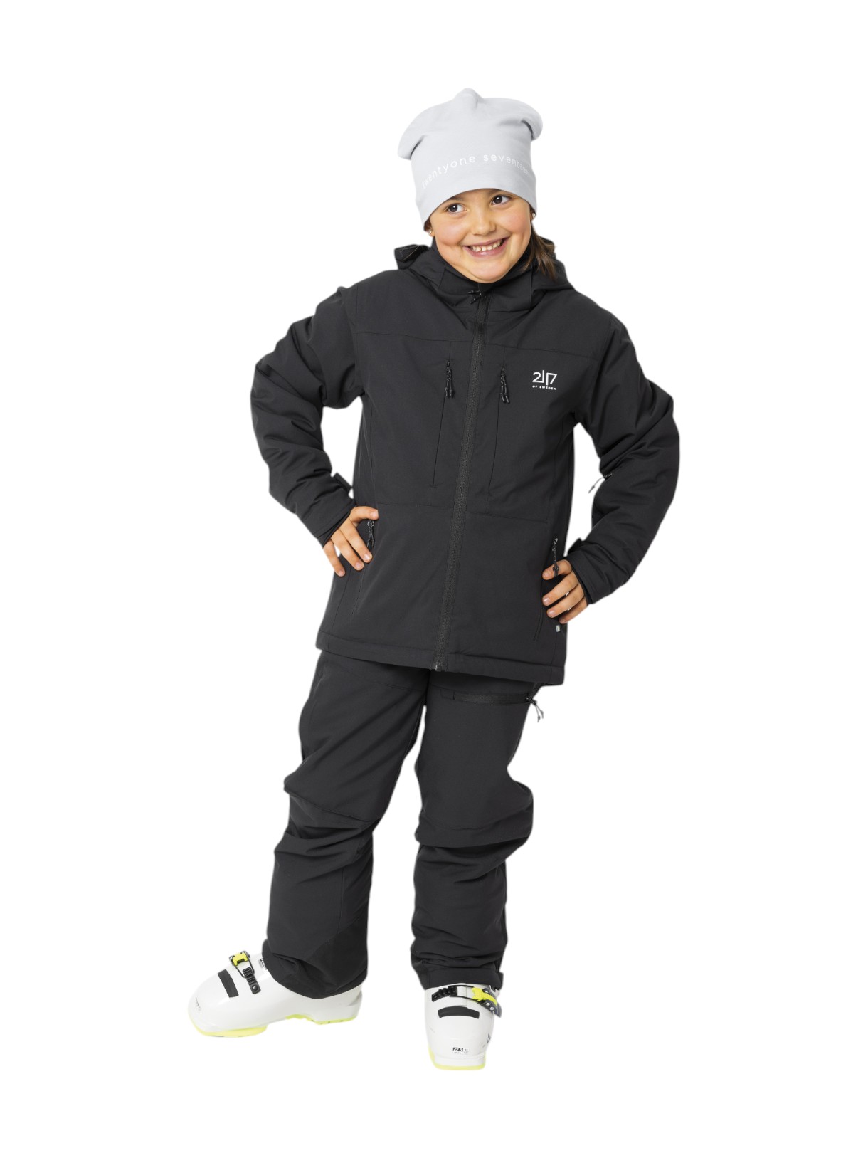 Lauker Kinder Skihose mit abnehmbaren Hosenträgern 4