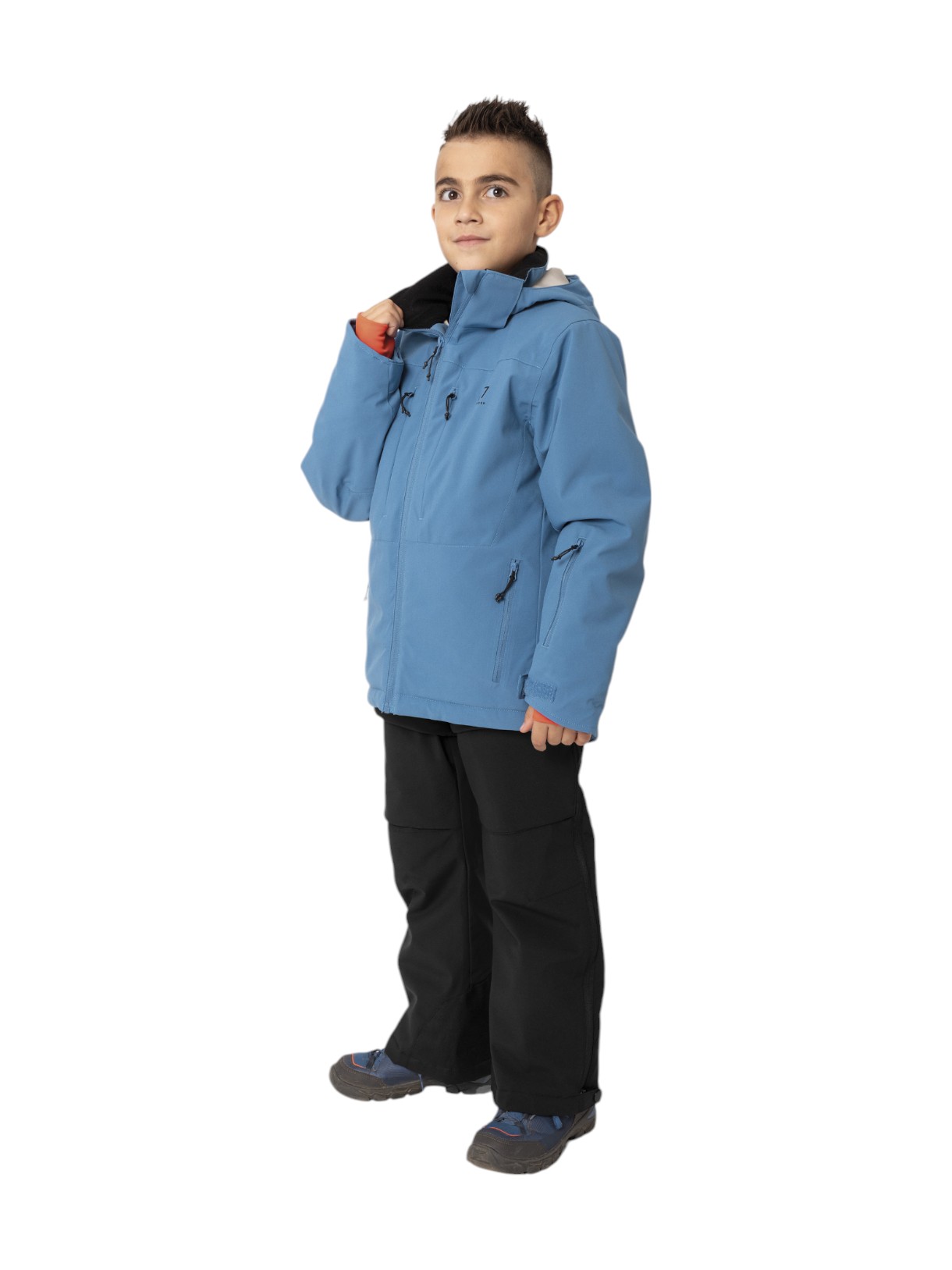Lauker Kinder Skijacke mit Kapuze 4