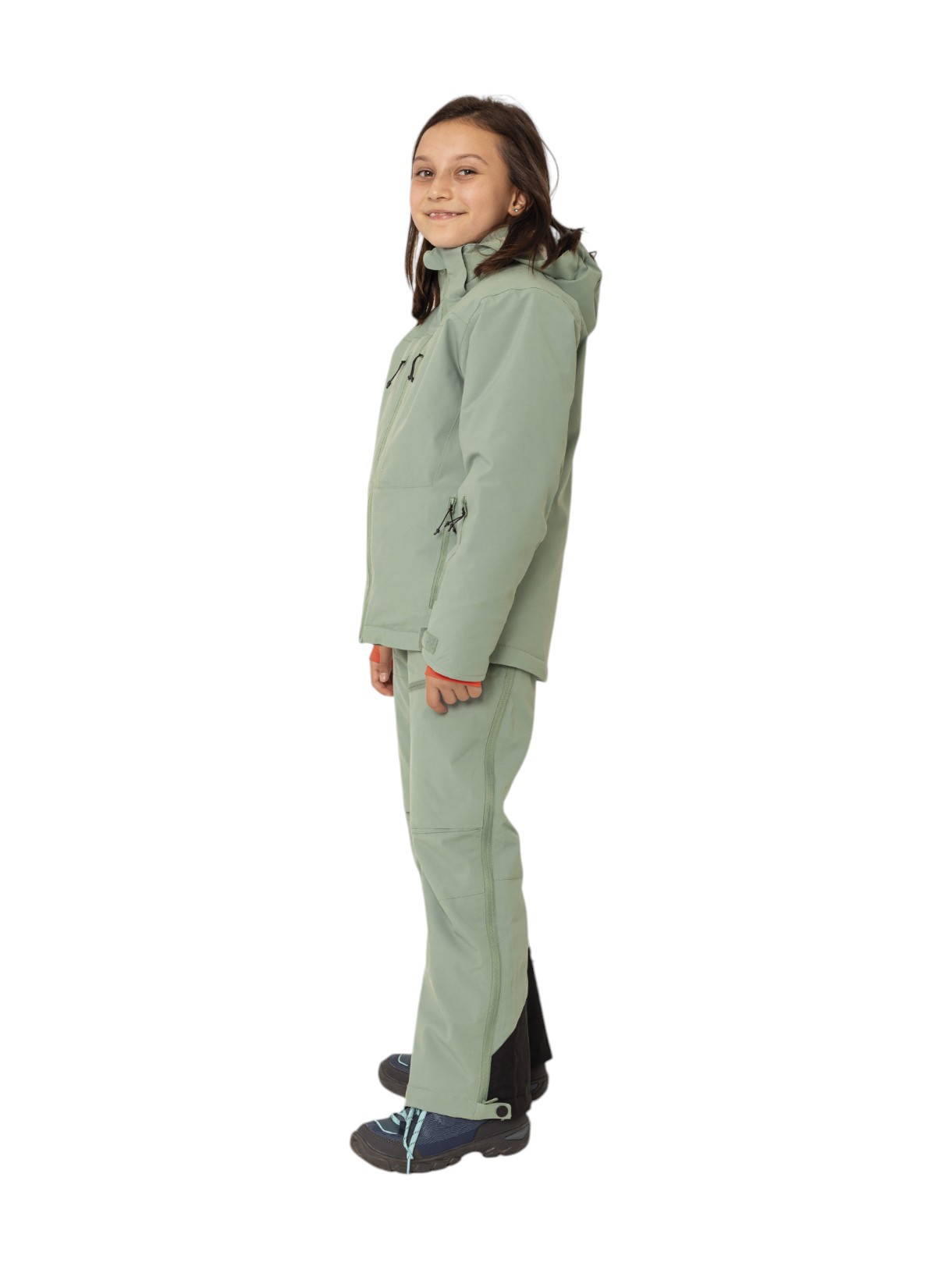 Lauker Kinder Skijacke mit Kapuze 4