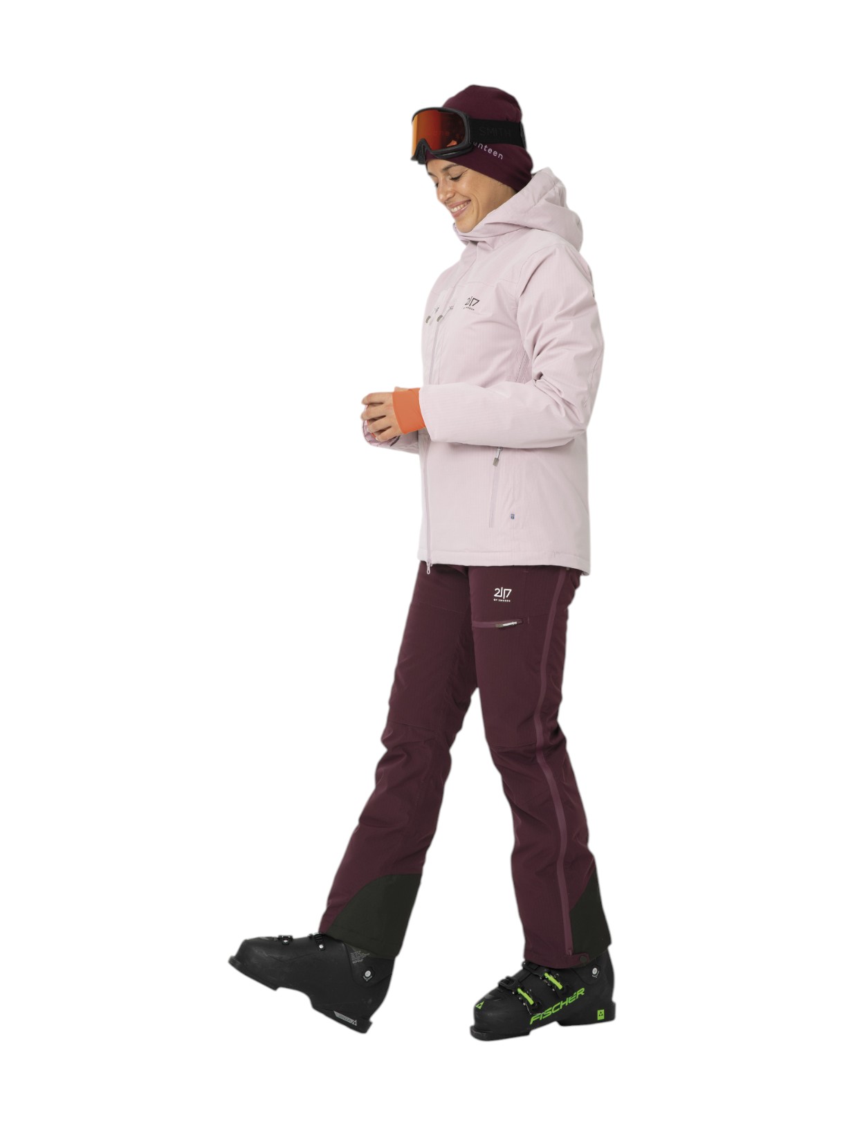 Nausta Damen Skijacke mit Kapuze 4