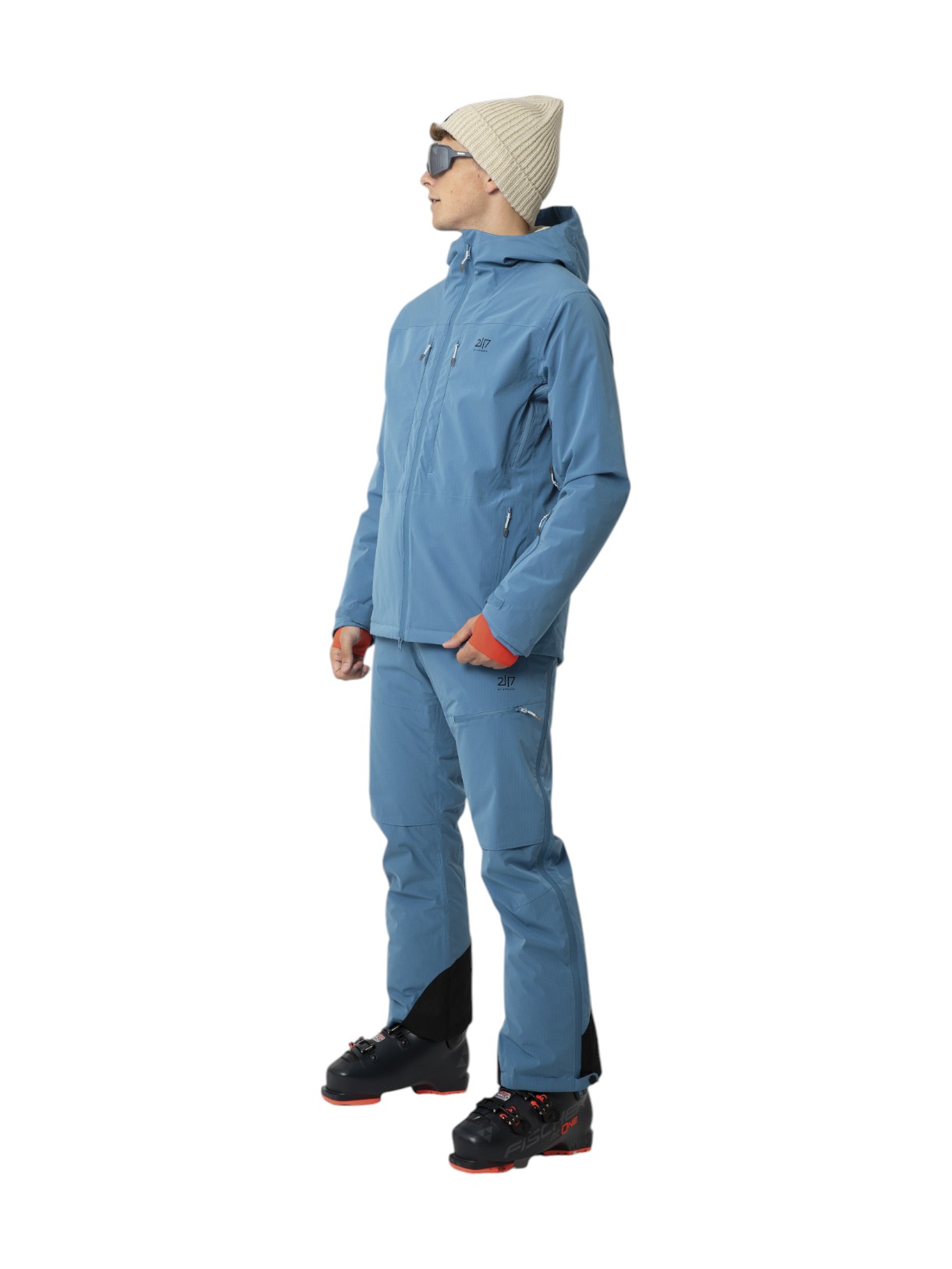 Nausta Herren Skijacke mit Kapuze 4