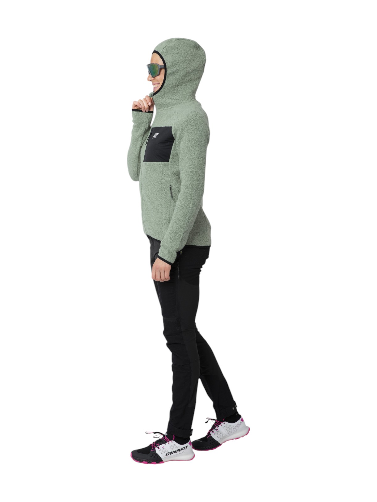 Skord Pile Damen Woll Fleece Hoodie 4