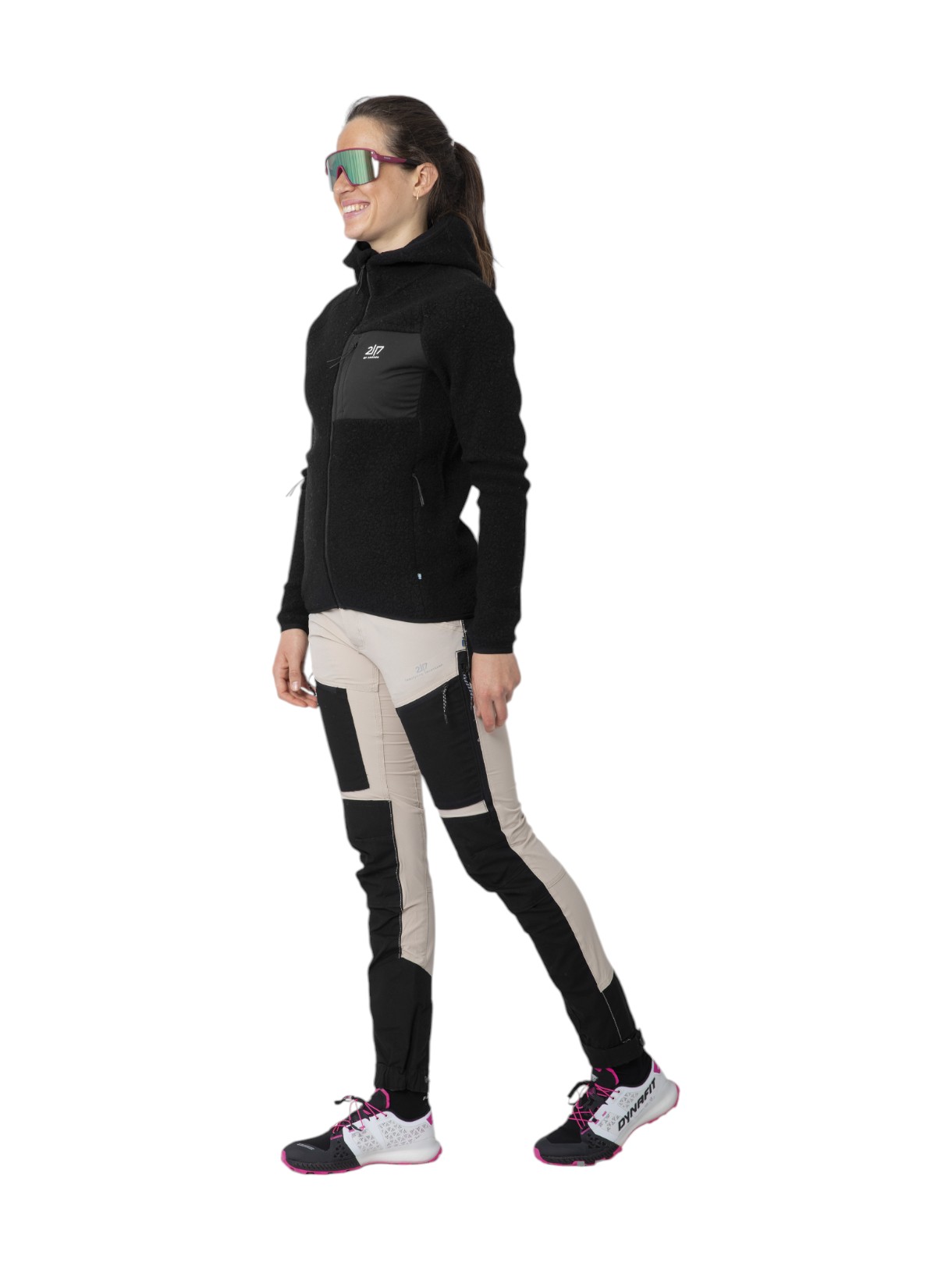 Skord Pile Damen Woll Fleece Hoodie 4