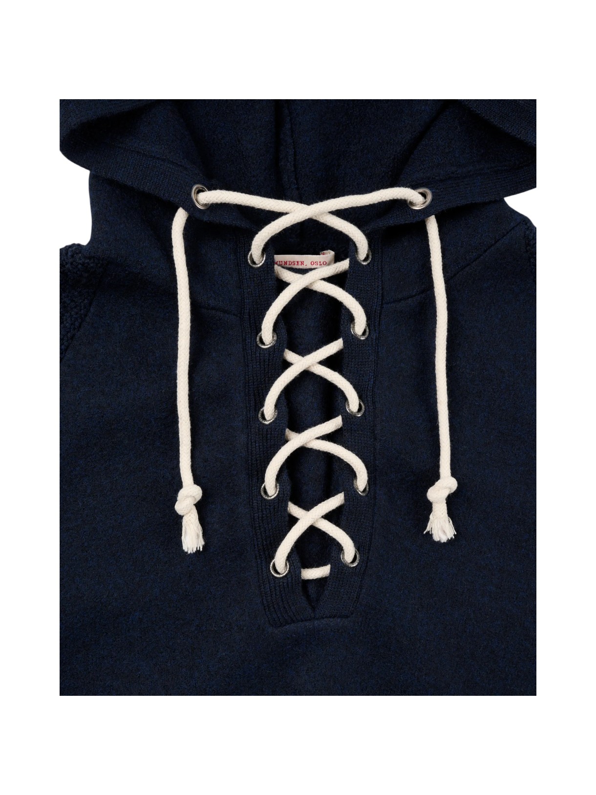 Boiled Herren Hoodie Laced aus Merino-Wolle 4