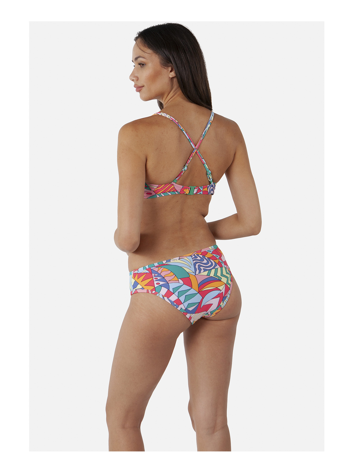 Flinder Cross Back Damen Bikini Top 4