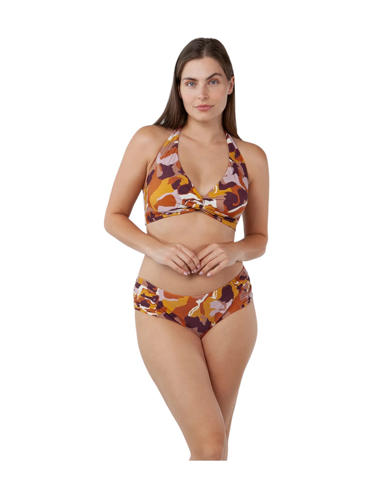 Lunan Mid Waist Damen Bikini Hose 4