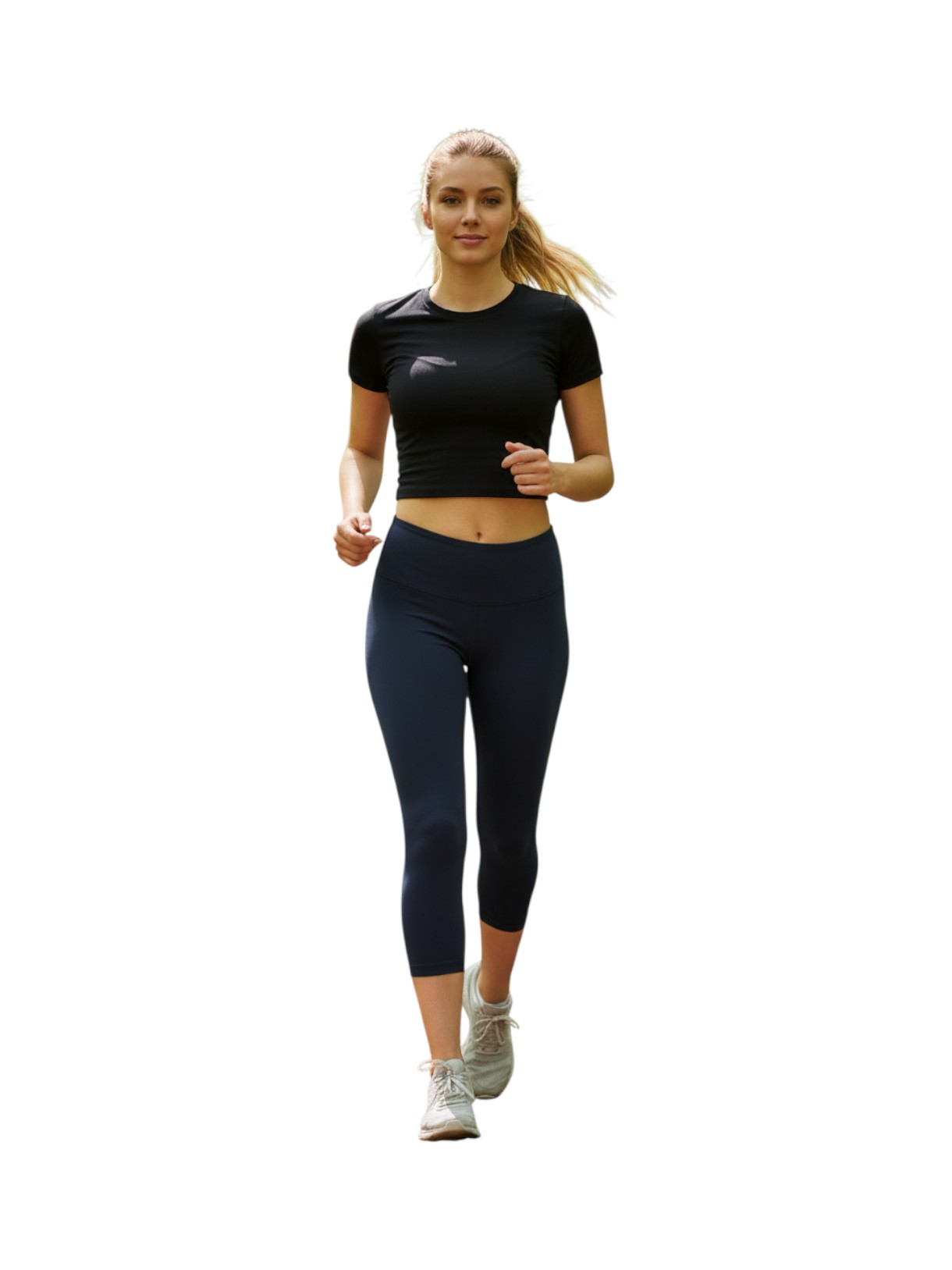 3/4 Damen Stretch Leggings aus 4-Wege Stretch 4