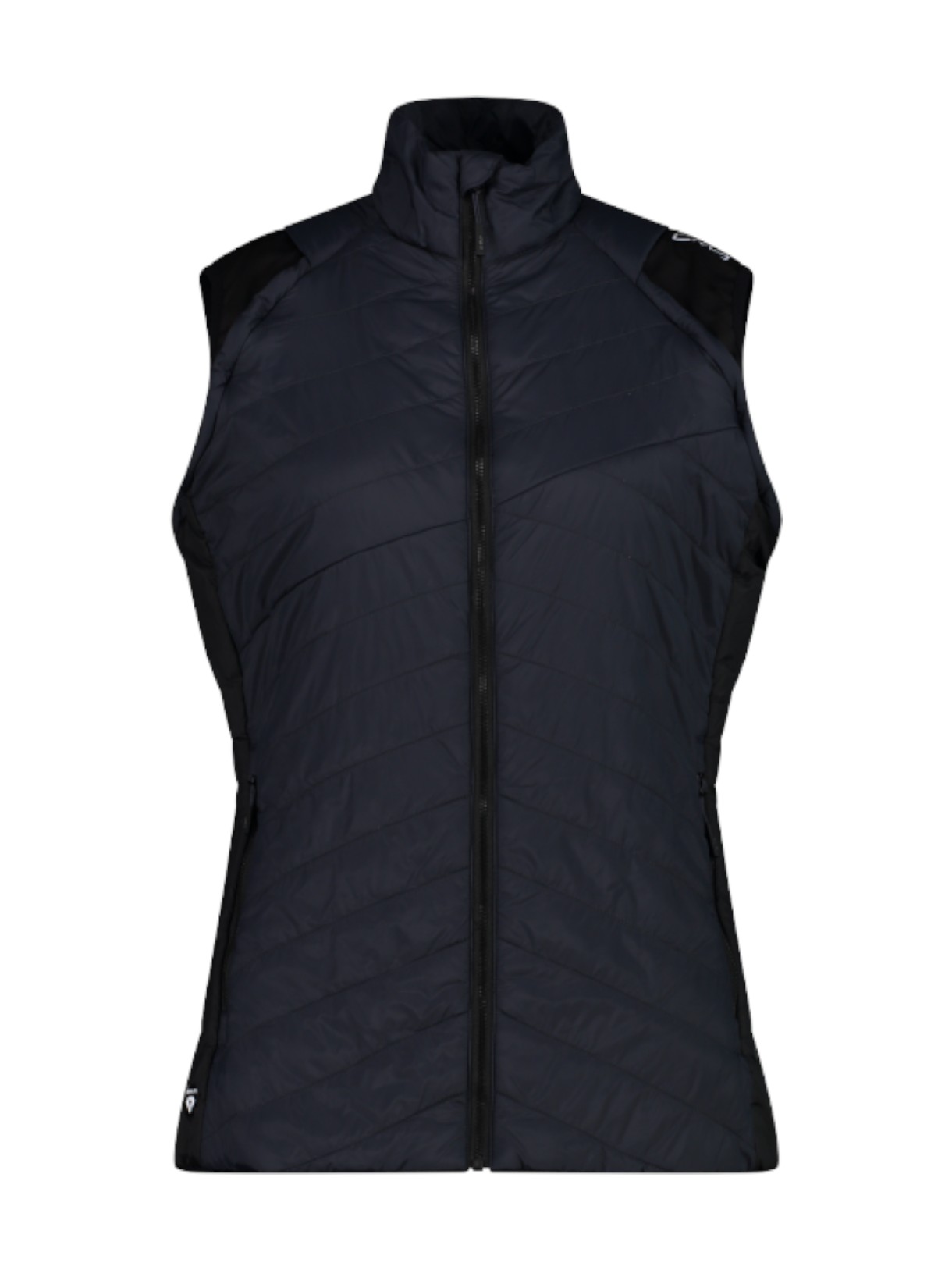 Damen Daunen Jacke mit abnehmbaren Ärmeln grau 4
