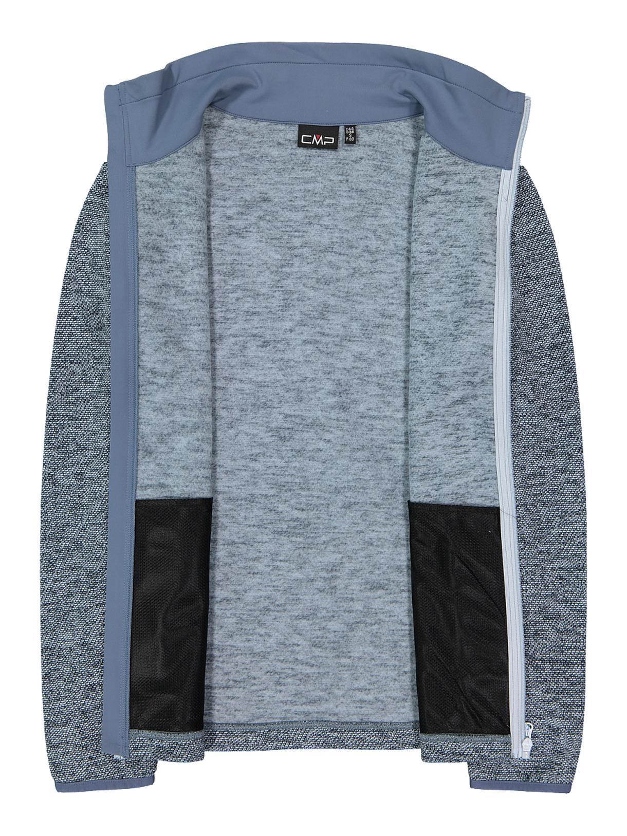 Damen Fleecejacke mit Knit Tech Jacquard 4