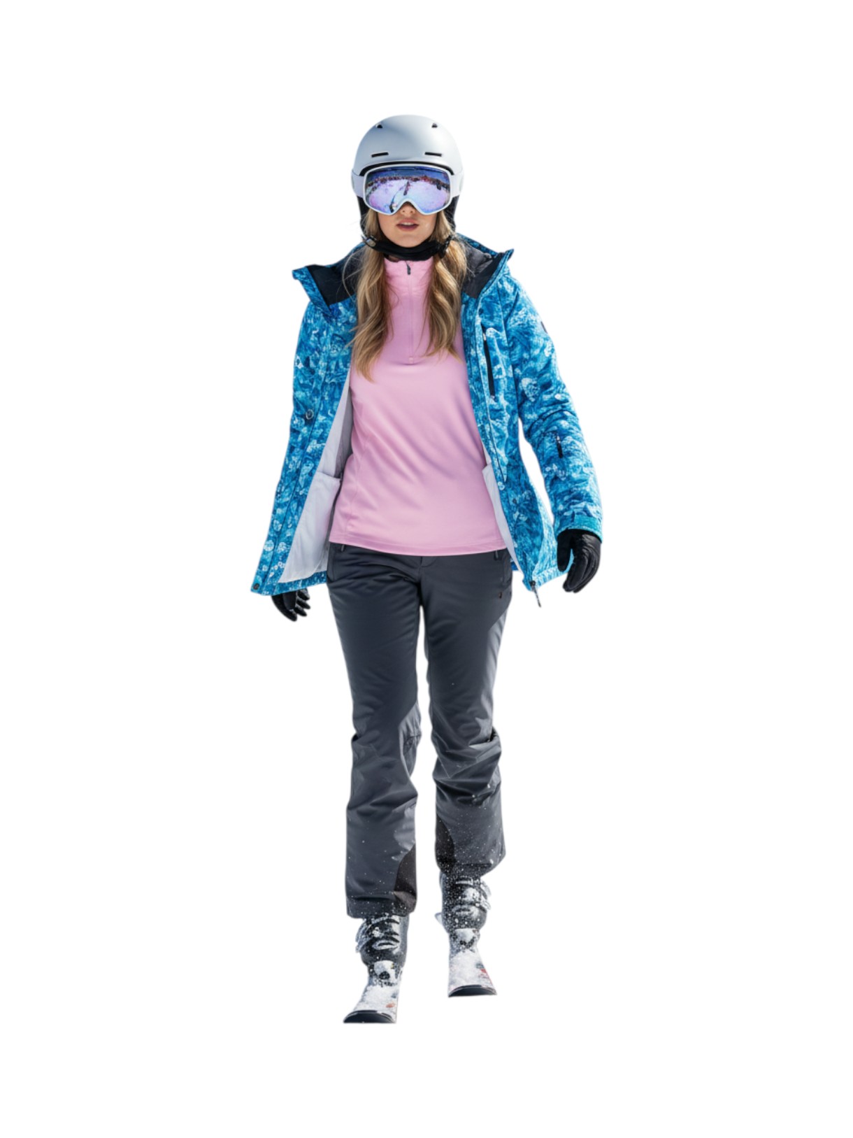 Damen Second-Layer Stretch Softech Skipulli mit Dry Function 4